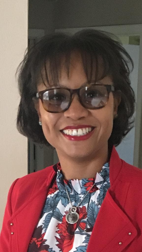 Magalie Dresse's craft business in Port-au-Prince burnt down in a fire during Haiti's recent protests.