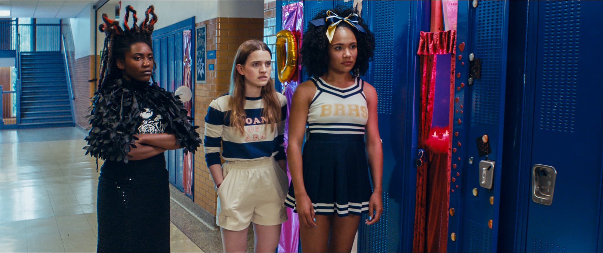 Ireon Roach, Grace Smith and Kayla Carter in “Knives and Skin.”