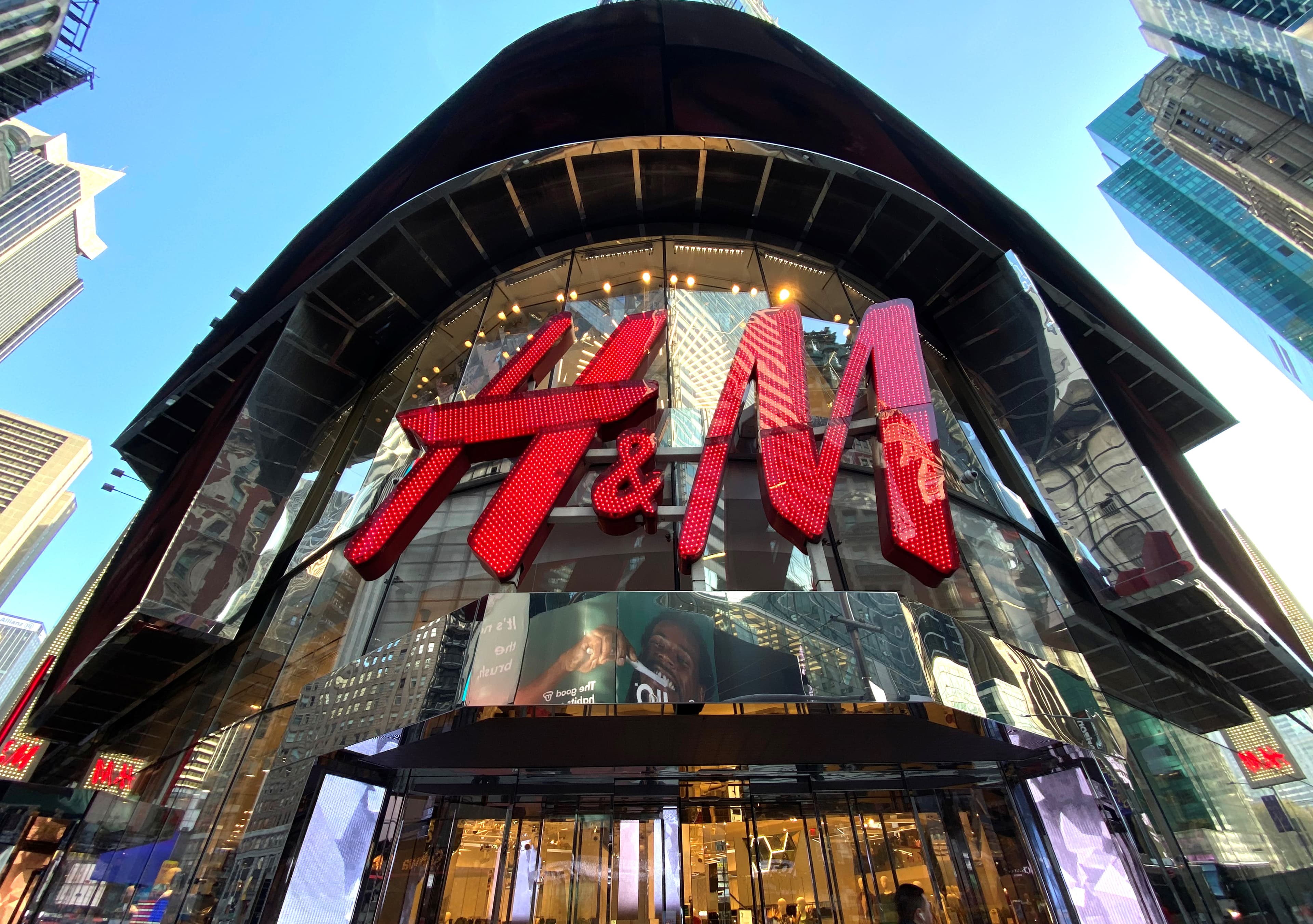 An H&M store in New York.