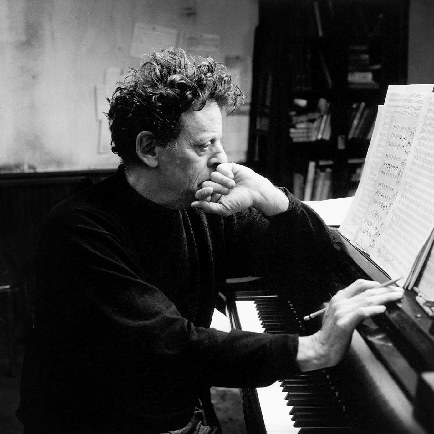 Composer Philip Glass in 2002.