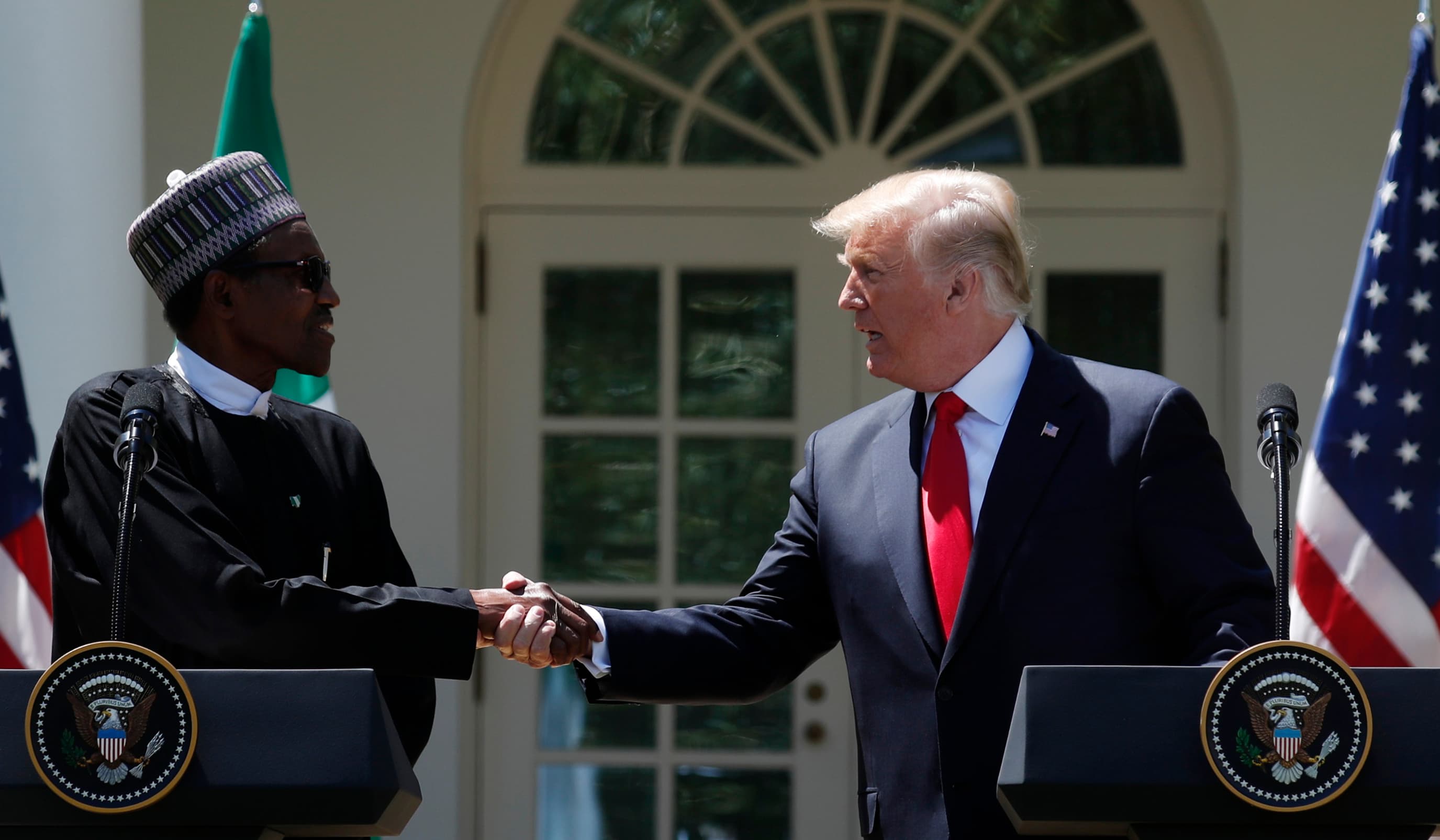 Trump-Buhari at White House