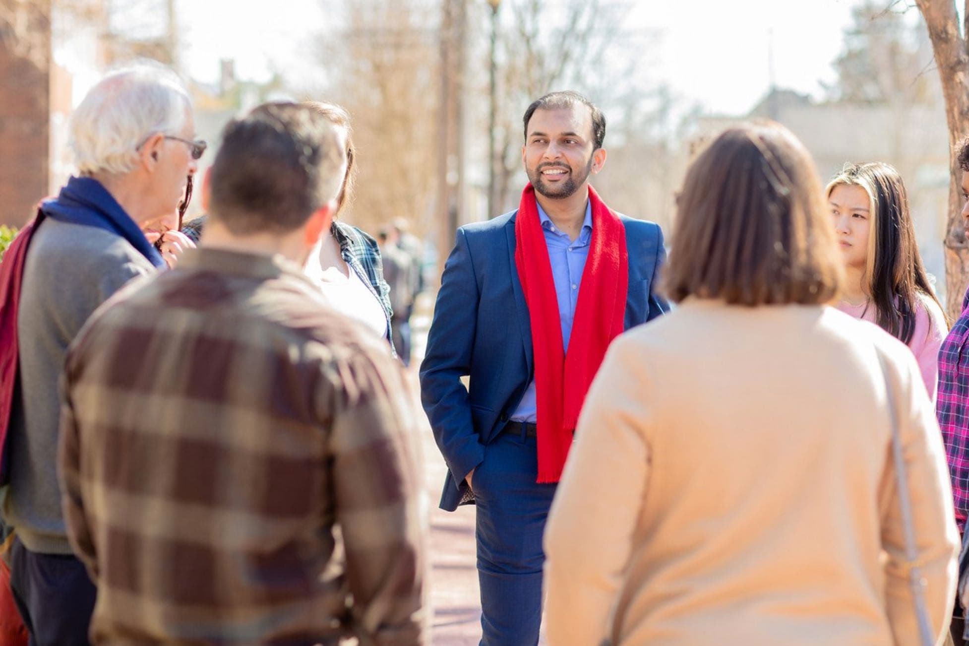 Qasim Rashid is a congressional candidate in Virginia. He sees attacks on himself as an opportunity to open up a dialogue with people. 