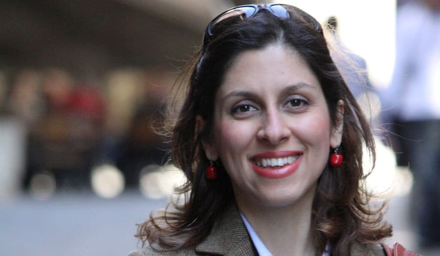 Iranian-British aid worker Nazanin Zaghari-Ratcliffe is seen in an undated photograph.