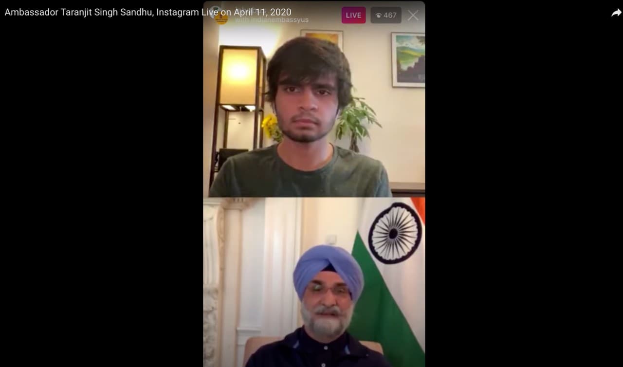 A screenshot of a livestream