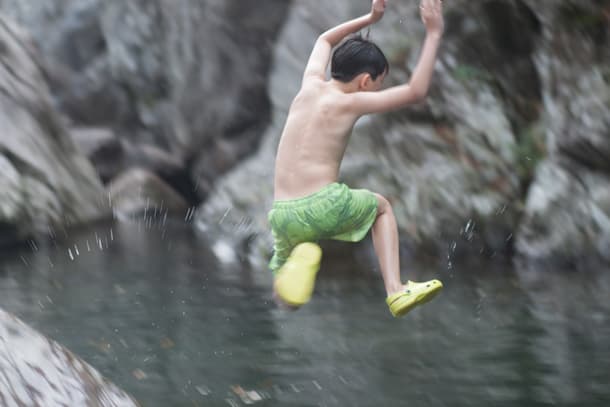 Tianmushan, China swimming hole