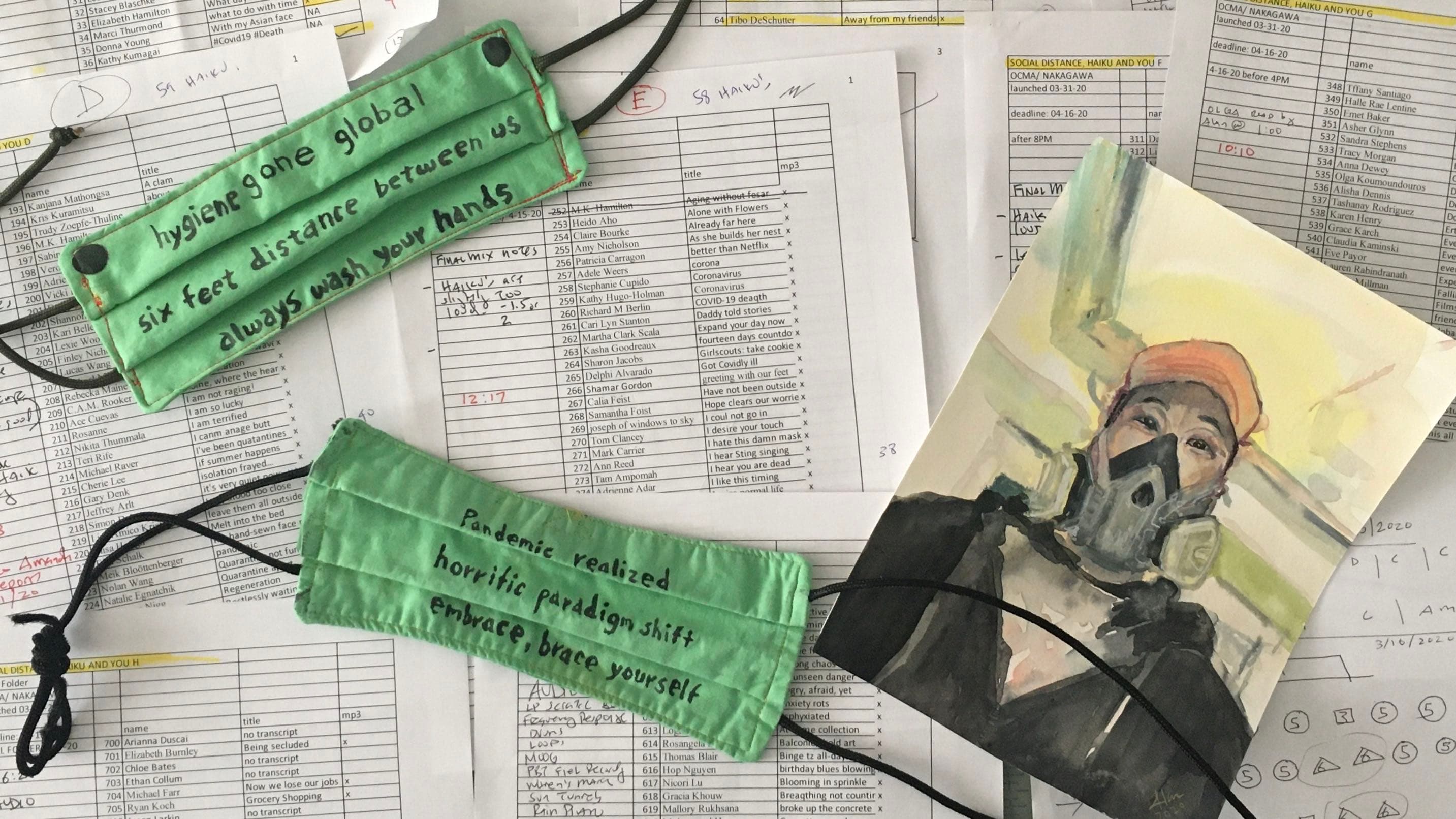 The sound collage, “Social Distance, Haiku, and You,” pulls together haikus about life in quarantine from all over the world.  