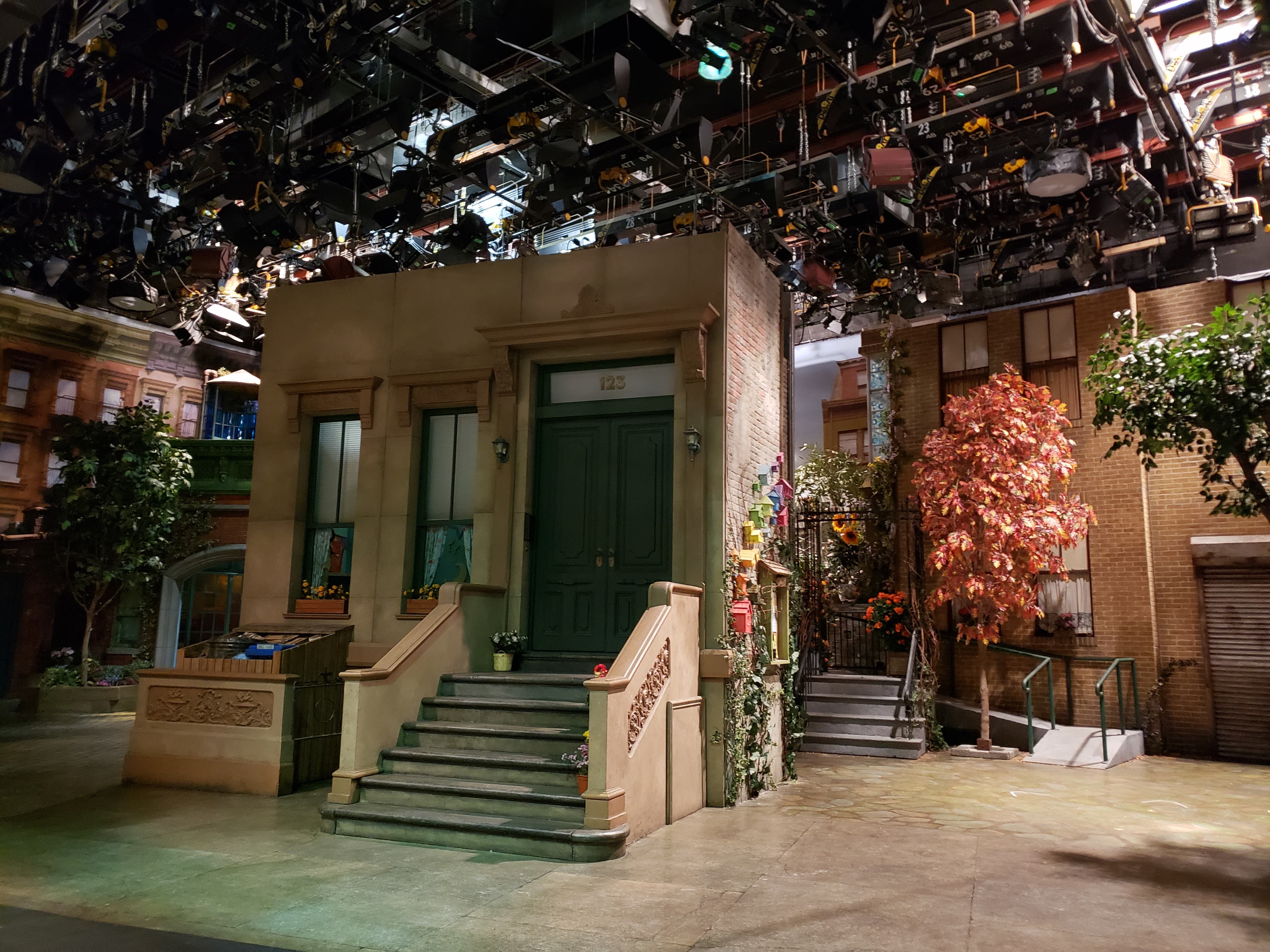 123 Sesame Street in Stage J at Kaufman Astoria Studios.