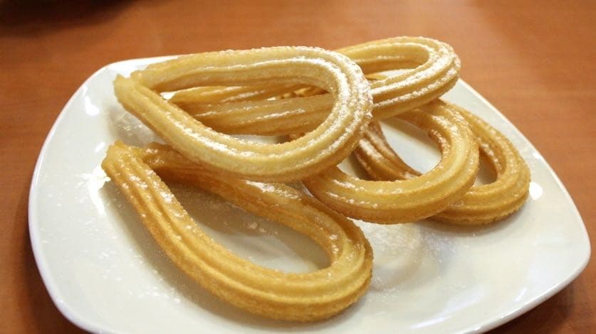churros on a plate