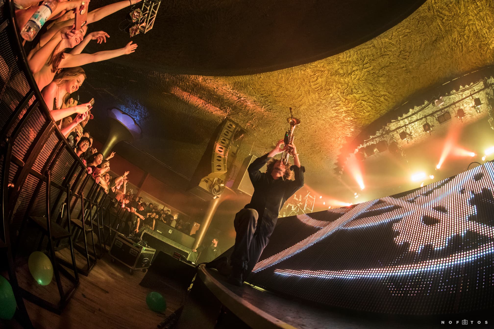 In this undated photo, trumpet player Will Magid performs at the Showbox Sodo venue in Seattle, Washington.