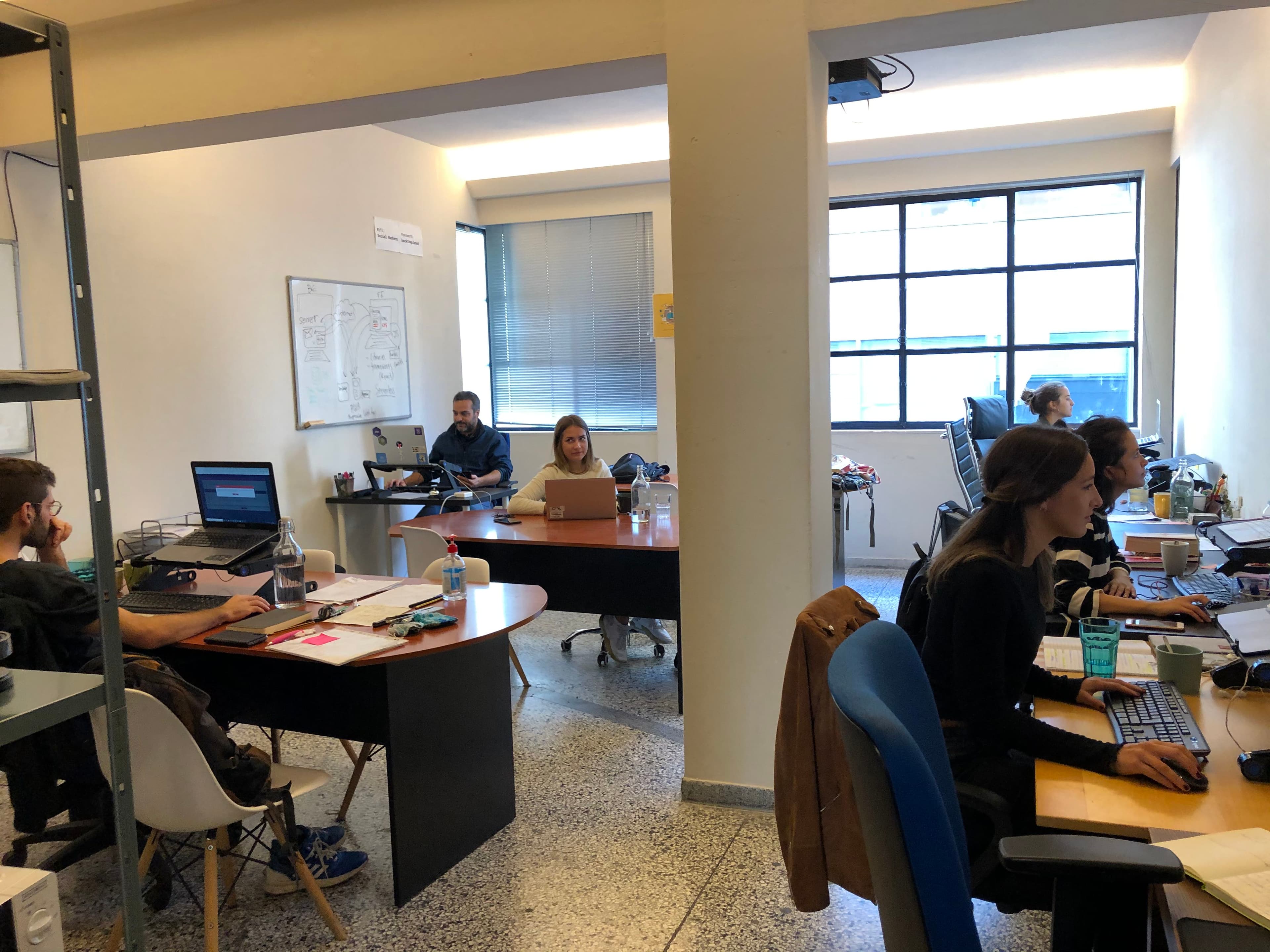 Social Hackers Academy runs its operations out of a co-working space in downtown Athens.