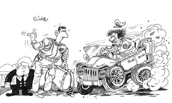 Untitled, Ali Ferzat, Syria, July 2011.