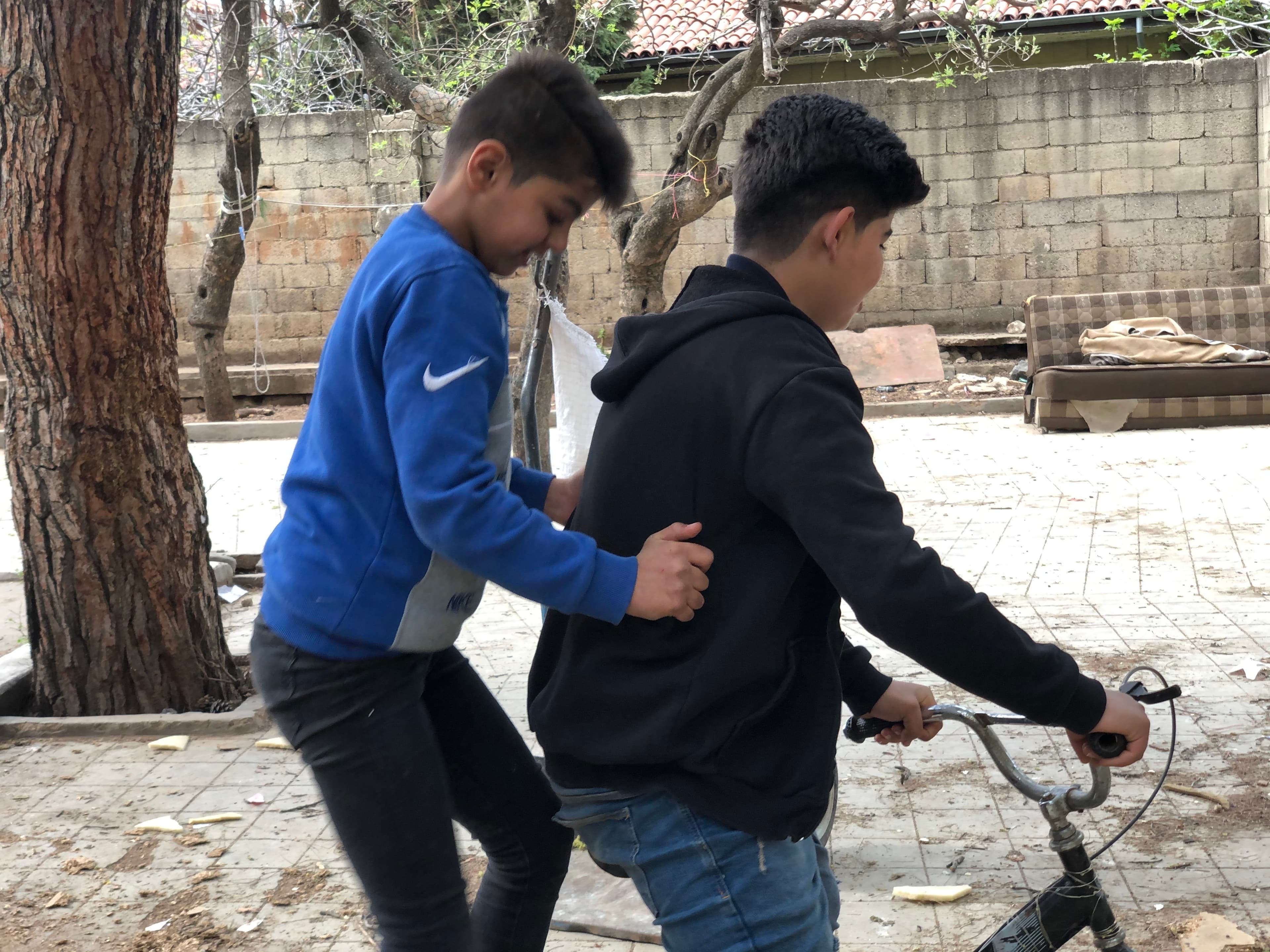 Salim Abdul Ghani has been checking in with Sharifa Riza and her four young sons since the start of the pandemic.