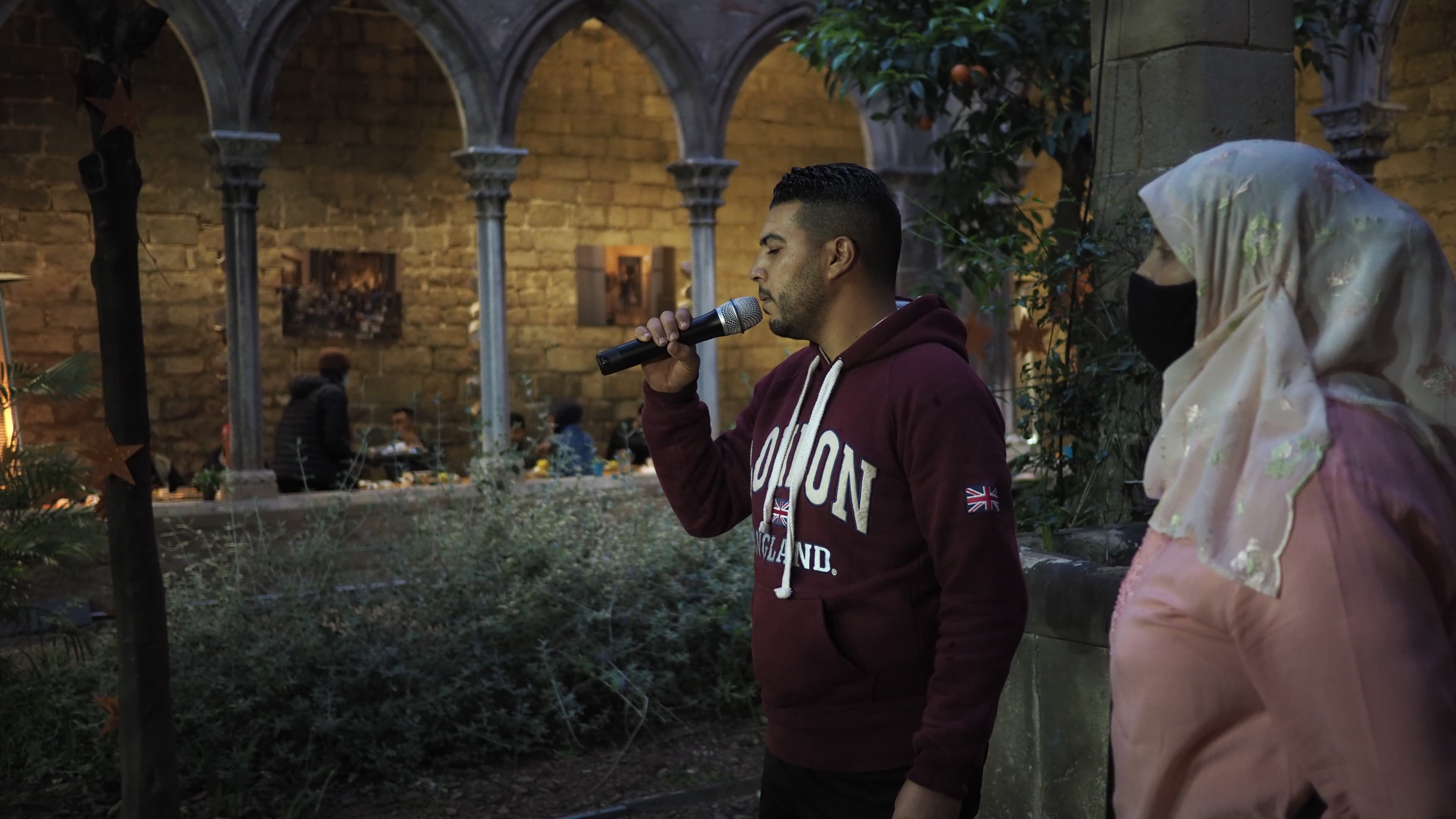 A Catholic church in Barcelona's Old City is opening its doors to Muslims during Ramadan for the nightly iftar meal. 