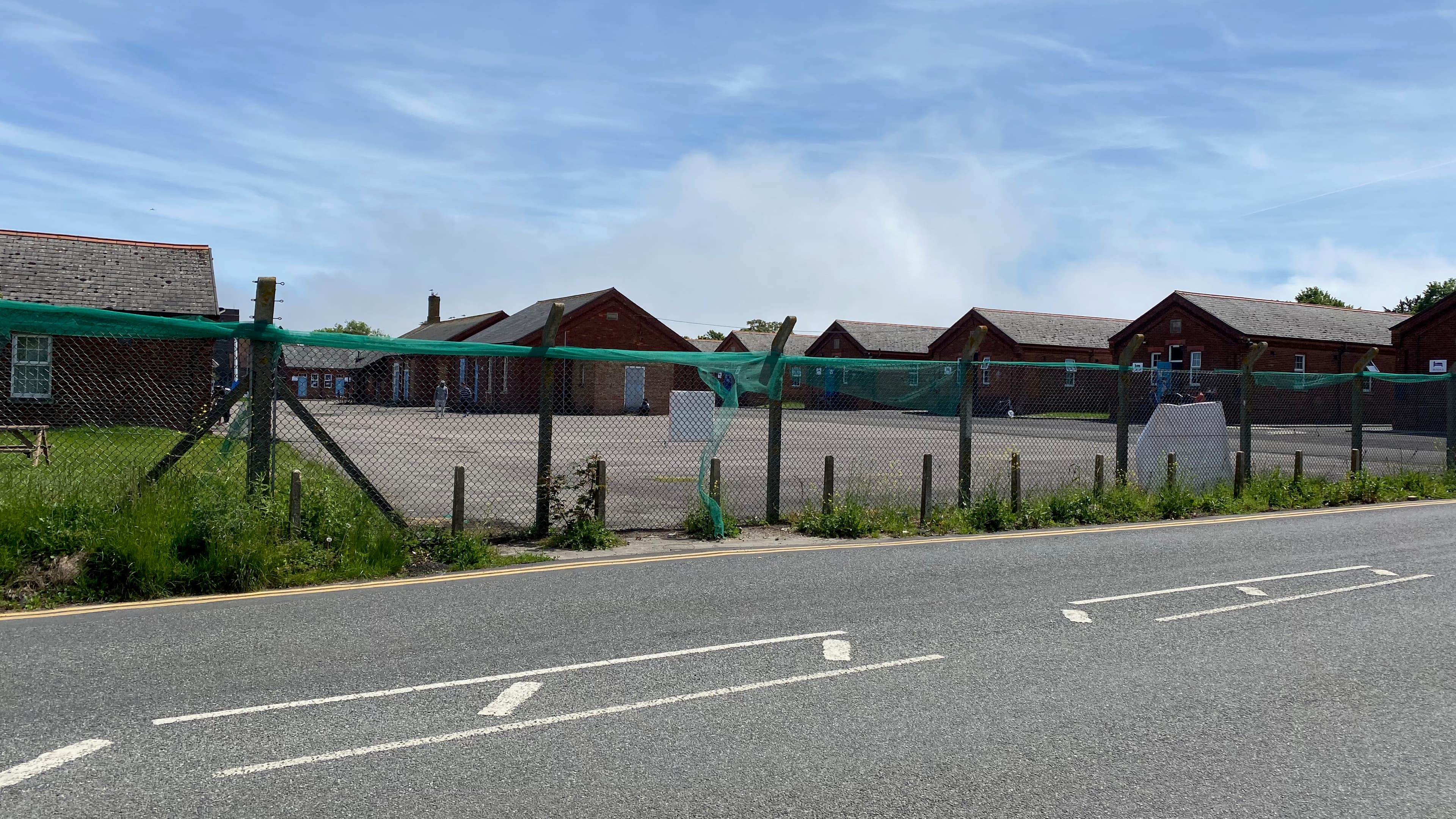 The complex once housed troops heading to the front lines of war in Europe in the 20th century. In the last nine months, the site has been hit by hunger strikes, suicide attempts, a fire and an outbreak of COVID-19 that infected nearly 200 men.