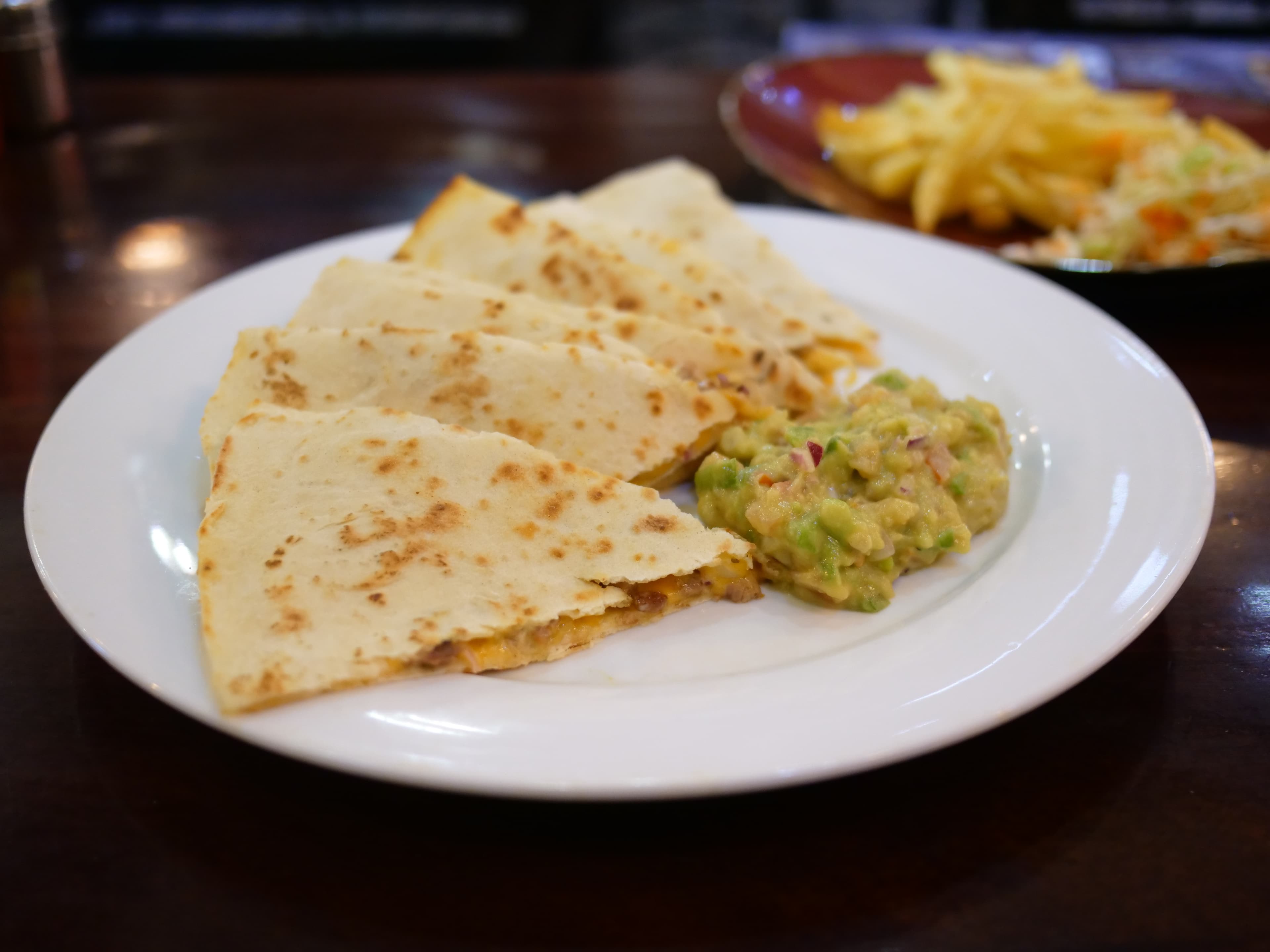 Camel milk quesadilla