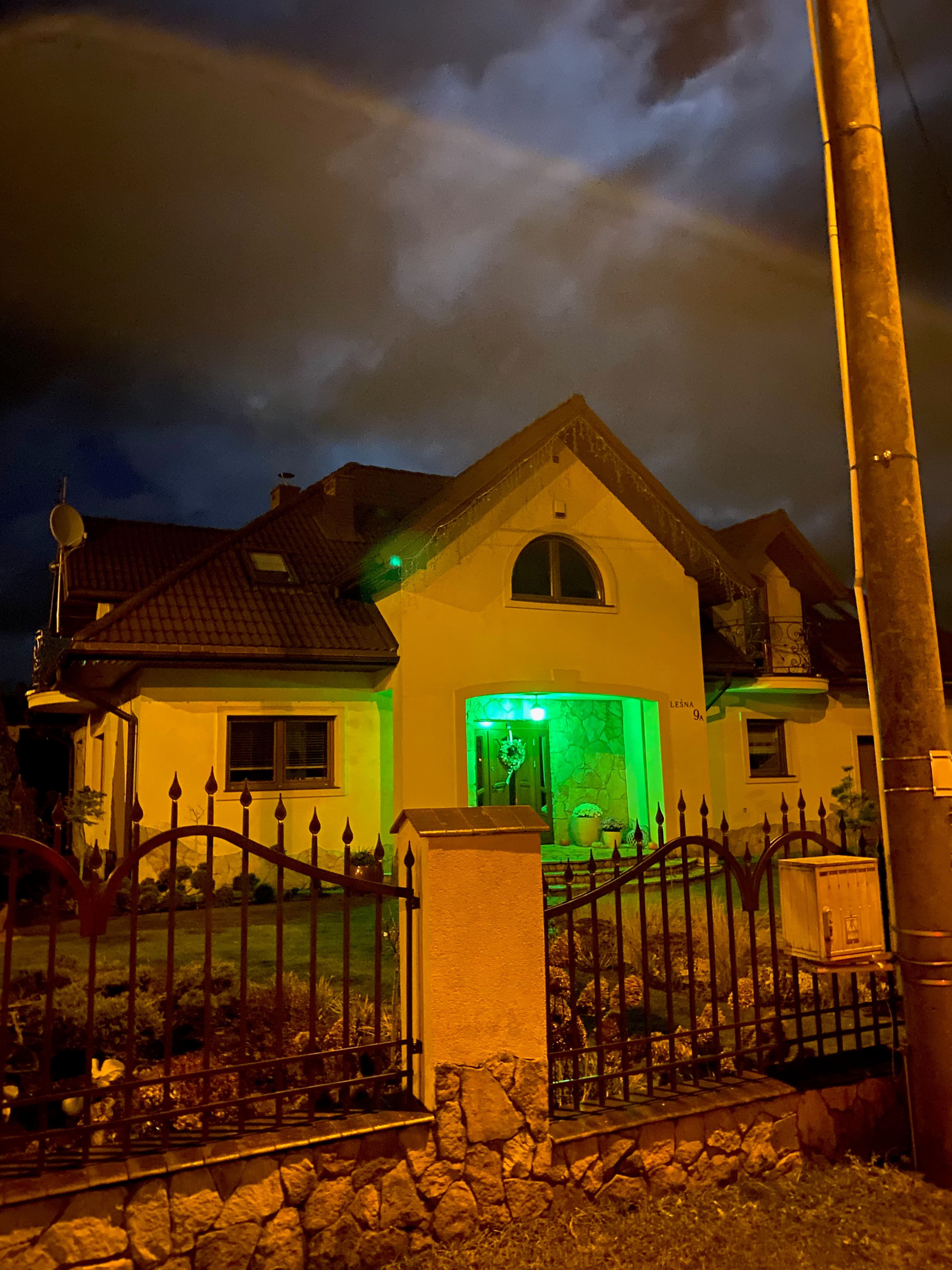 Locals near the Belarusian border have lit green lanterns in their homes to signal to migrants that it is a safe place to seek help