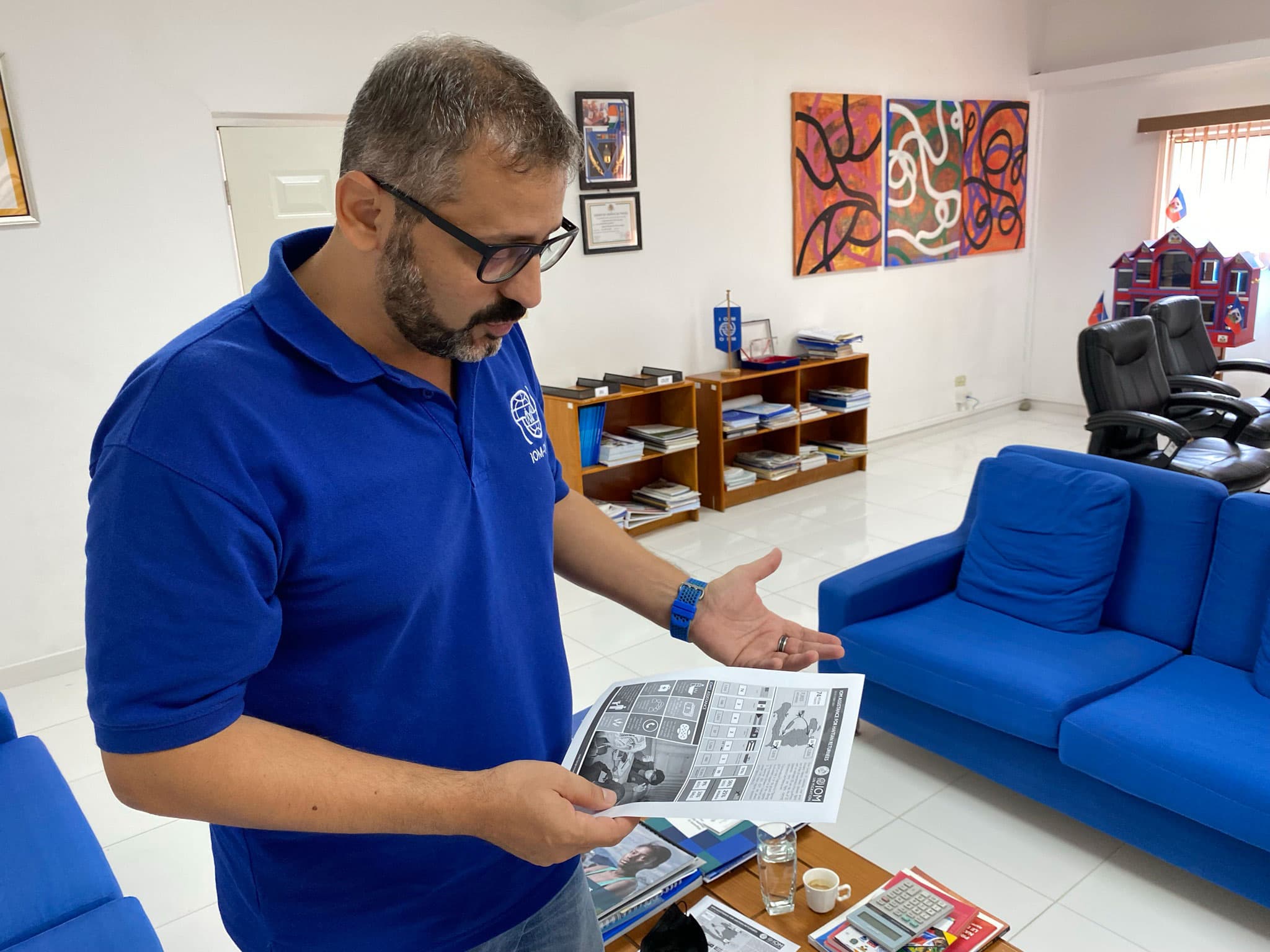 Giuseppe Loprete is chief of the UN's International Organization for Migration's Mission in Haiti.