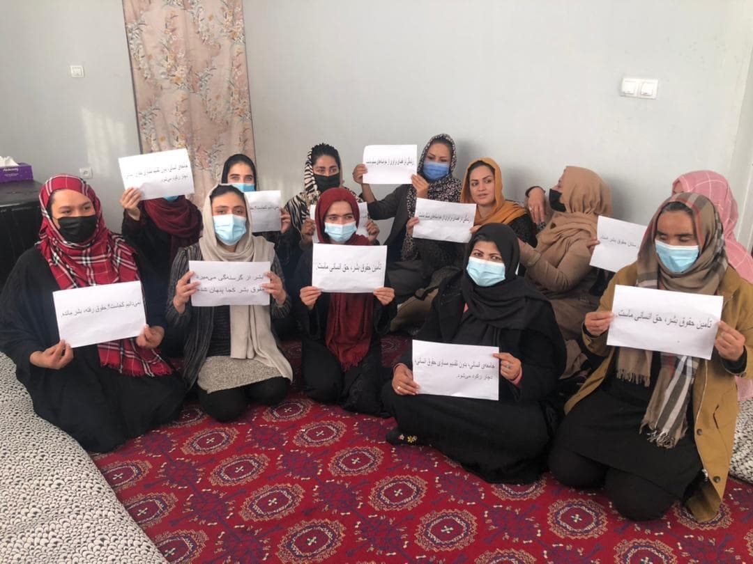 Wahida Amiri and a group of women across the country have been protesting Taliban restrictions for months. 