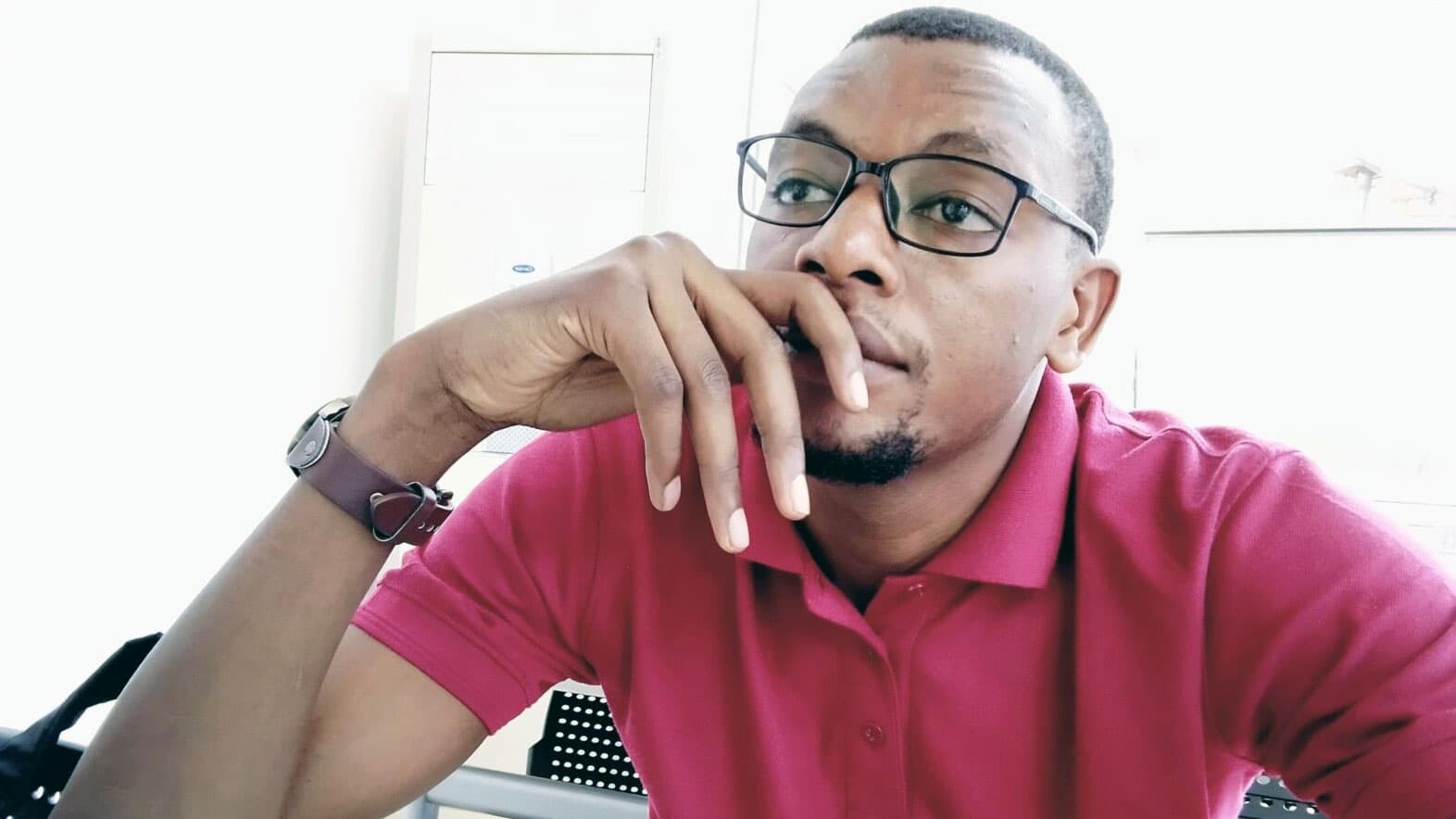 Ugandan author Kakwenza Rukirabashaija is seen in an undated photo posted to his Twitter Dec. 25, 2021.