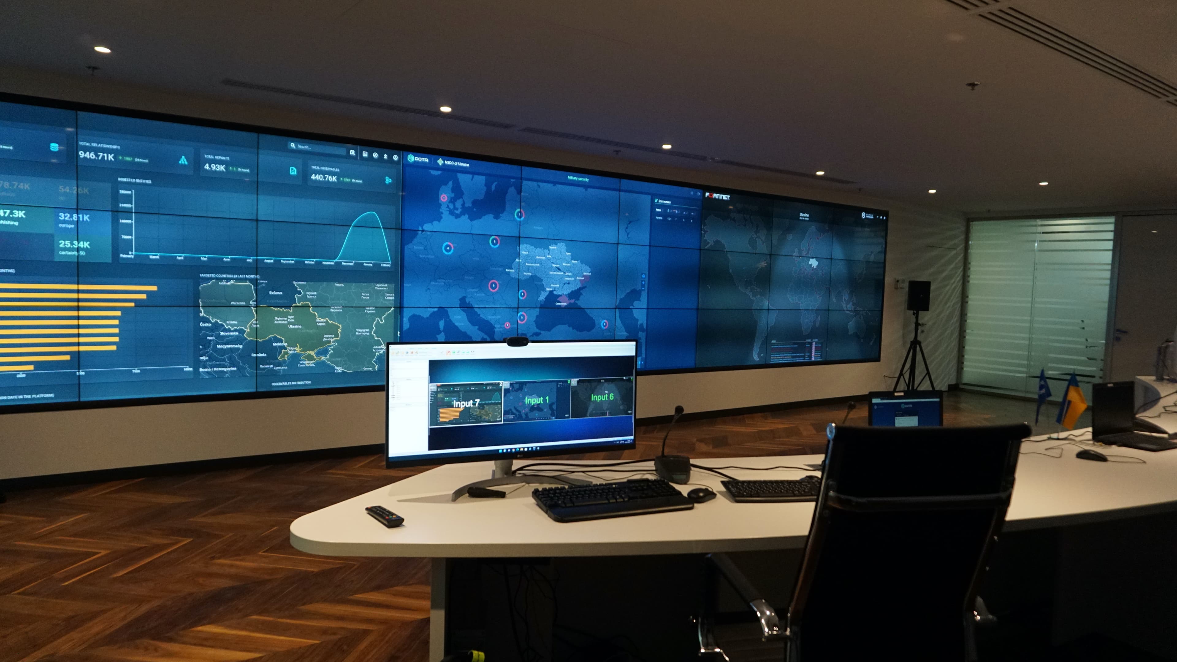 Ukraine’s National Cybersecurity Coordination Center, which opened last year, is a big part of the effort in the country to ramp up its defense against cyberattacks. The center’s office is in the heart of the capital, a five-minute drive from Ukraine’s pa