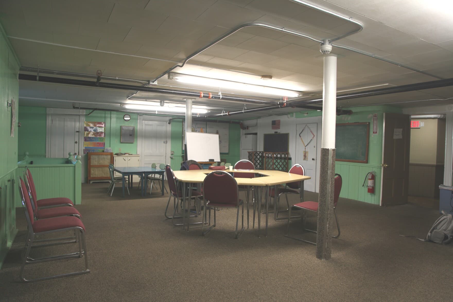 The English courses at Saint Augustine Parish Hall are part of the church's programming for immigrant community members.