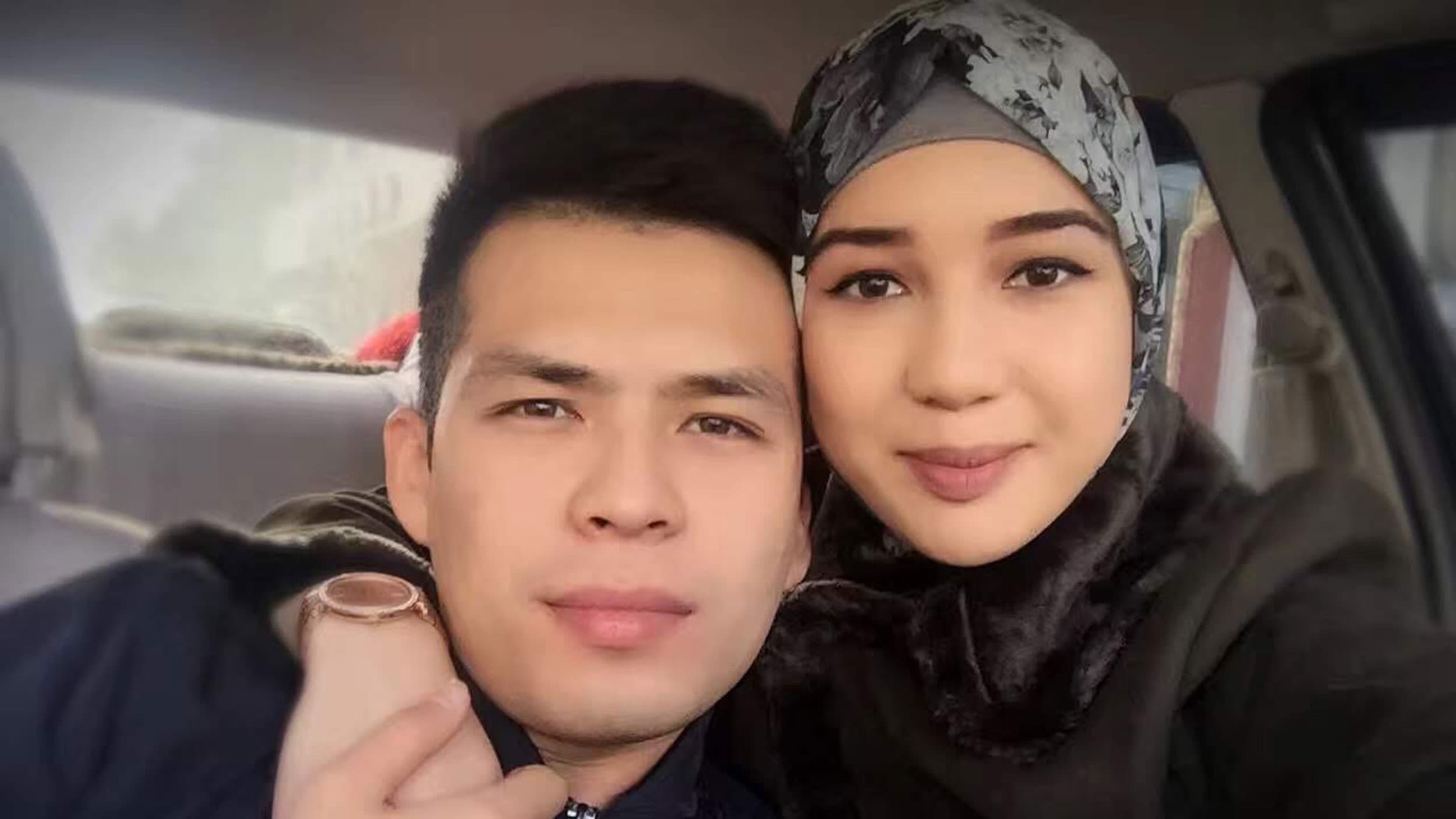 Mehray Mezensof with her husband Mirzat Taher