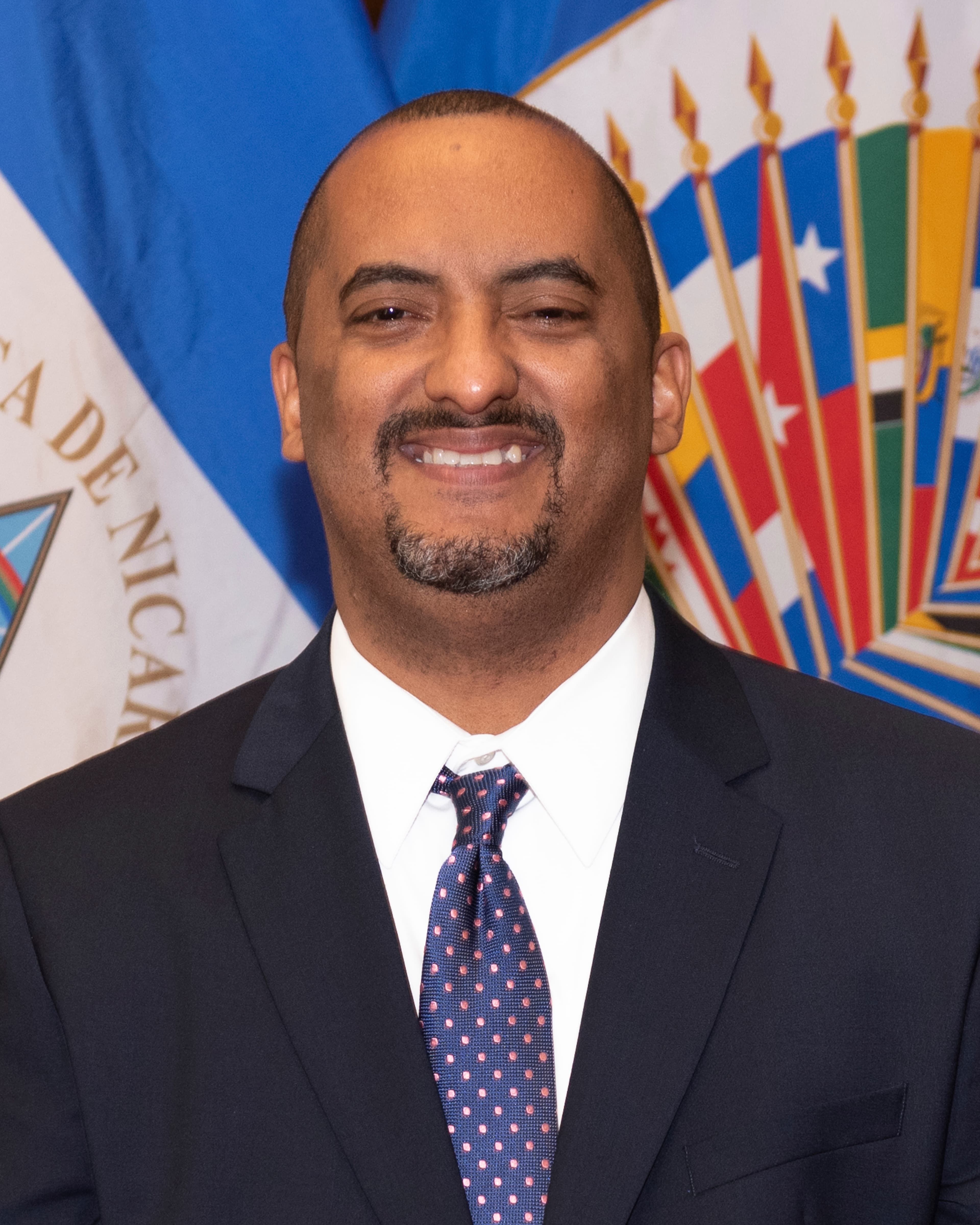 Arturo McFields, ambassador of Nicaragua to the OAS, poses for a photo in Washington,