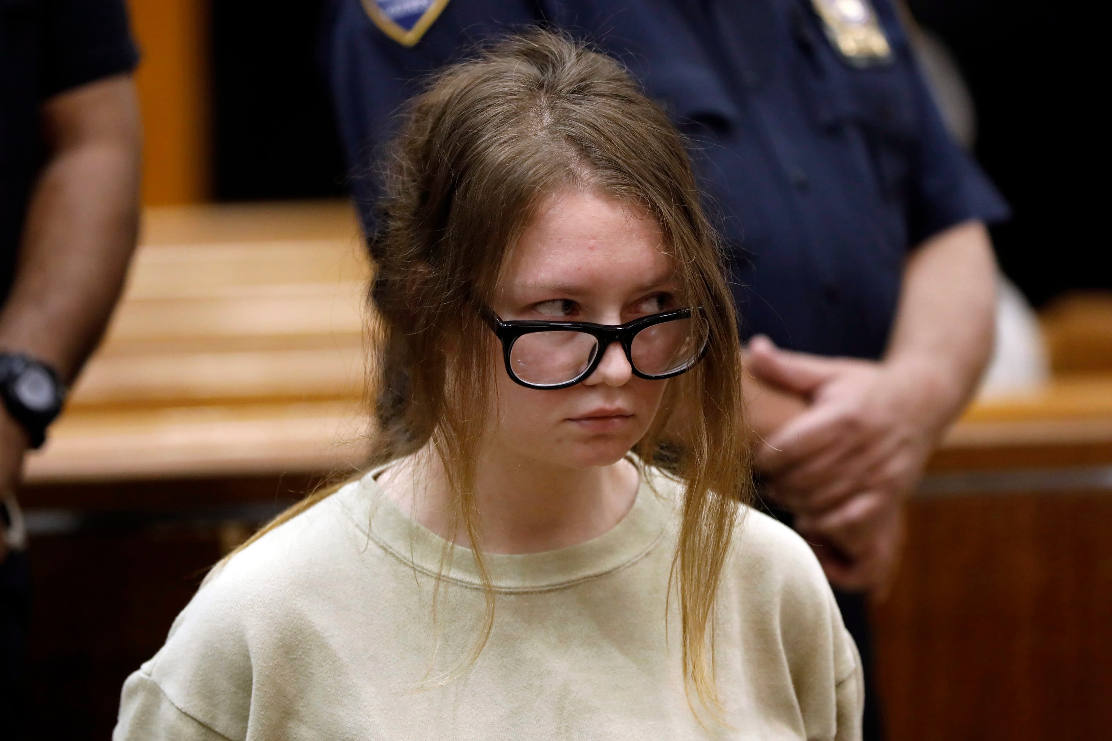 ‘Inventing Anna’ is based on Anna Sorokin, who in this photo appears in the New York State Supreme Court on grand larceny charges.