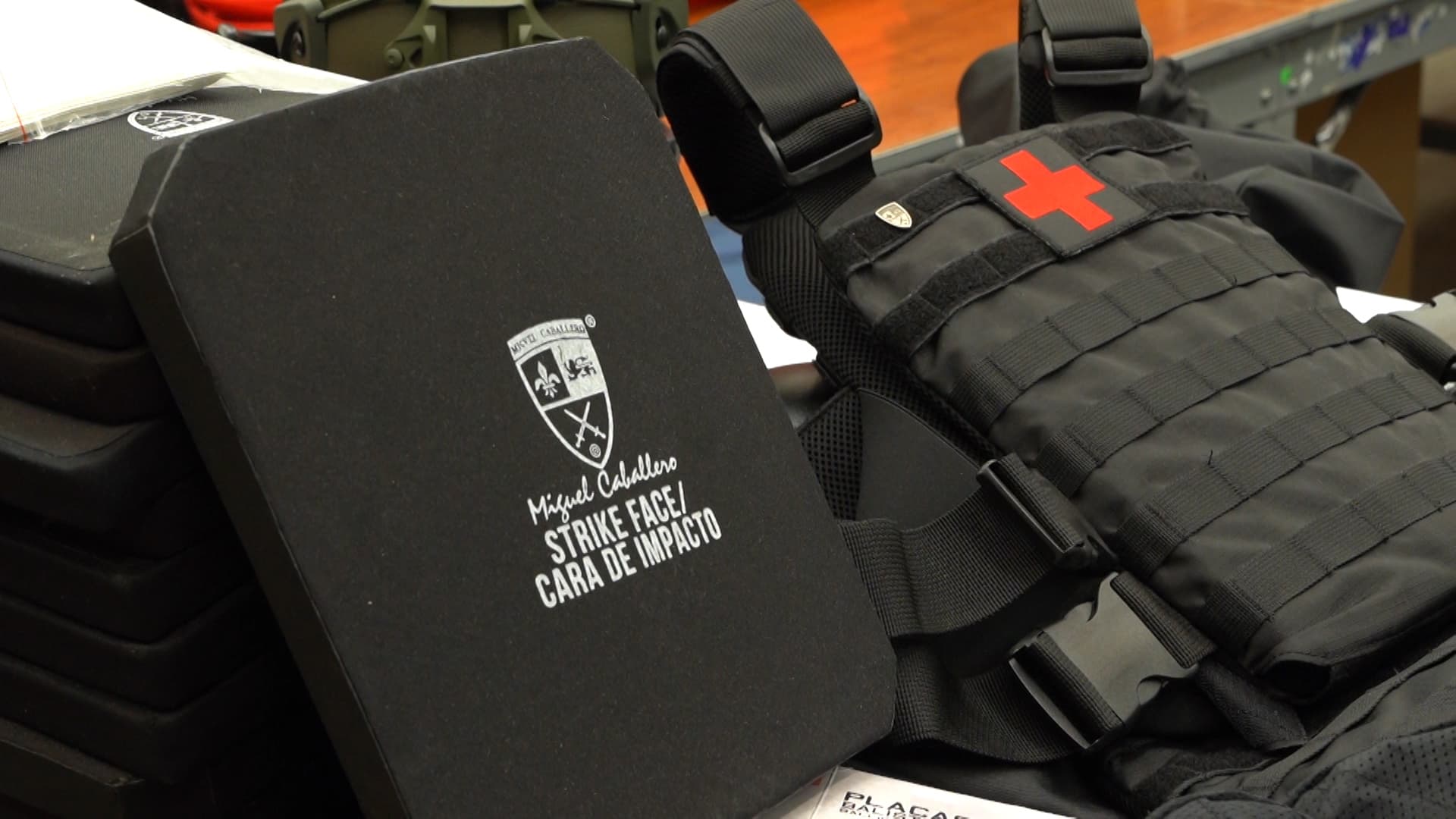 Miguel Caballero founded the MC Armor company in the 1990s in Colombia to produce bulletproof vests and helmets.