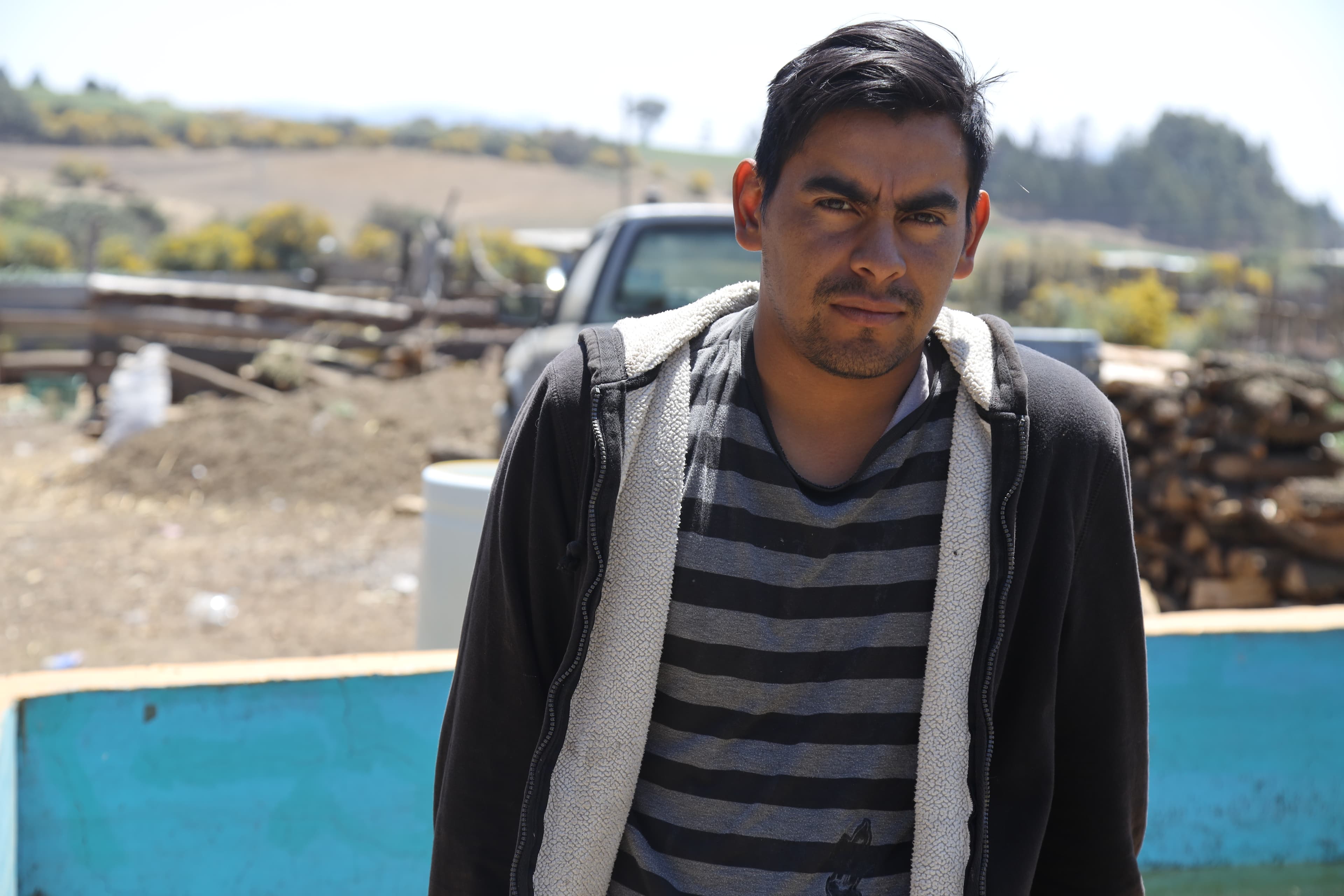 Jesus Gonzalez is a small farmer who lives in the village of Chichipica, near the Orizaba Peak in Mexico