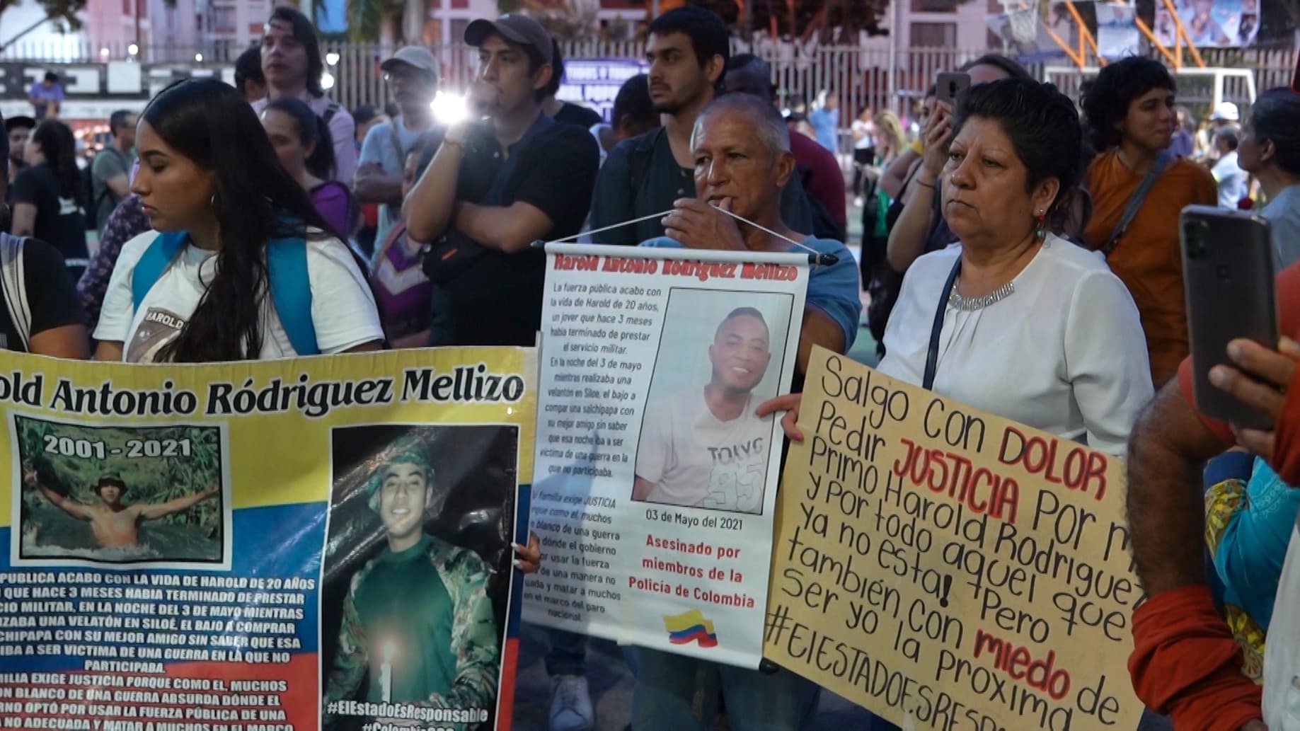 Parents of youth killed during last year's protests showed up at the inauguration of the Siloe People's tribunal
