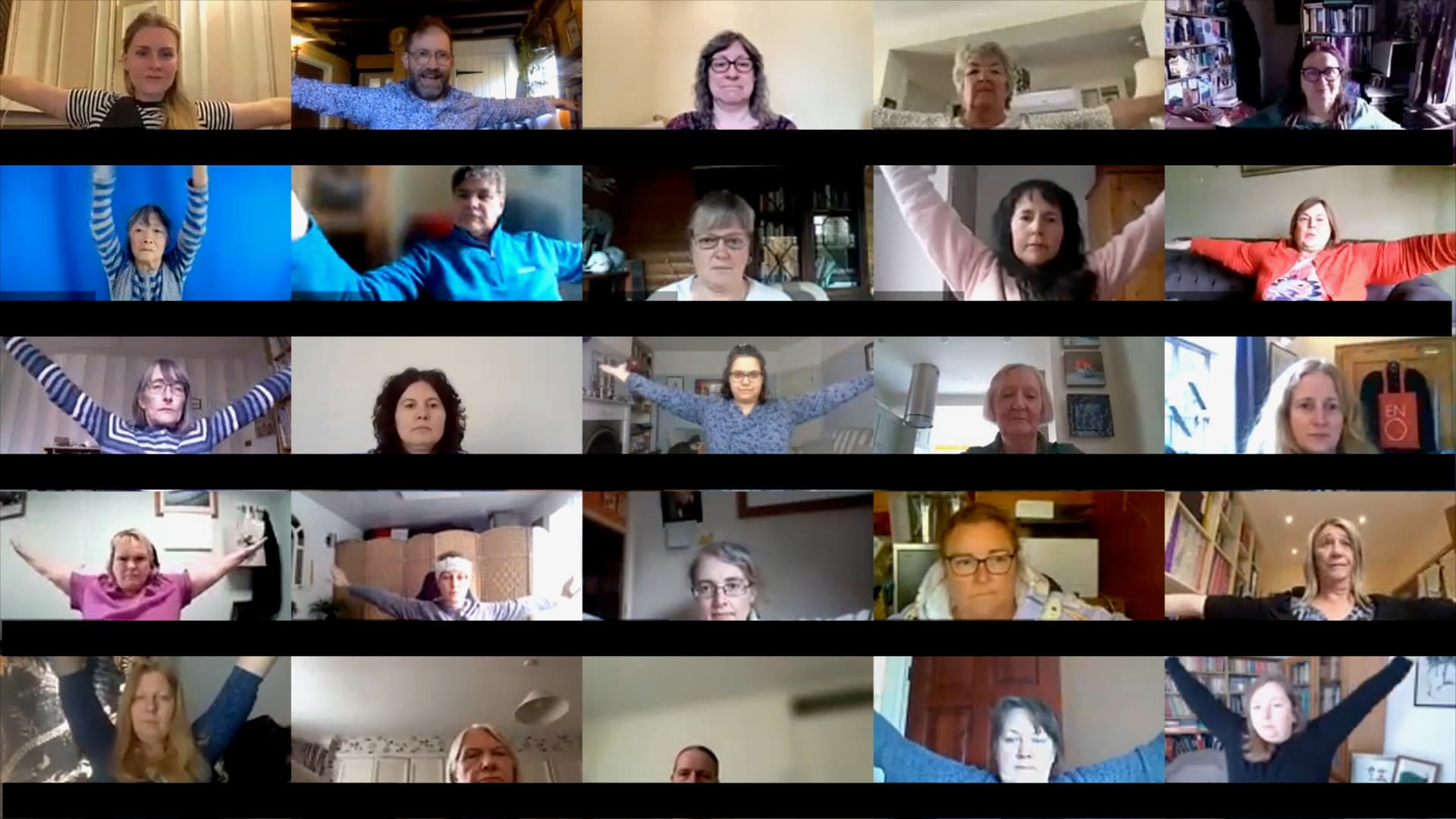 Eno Breathe class on Zoom