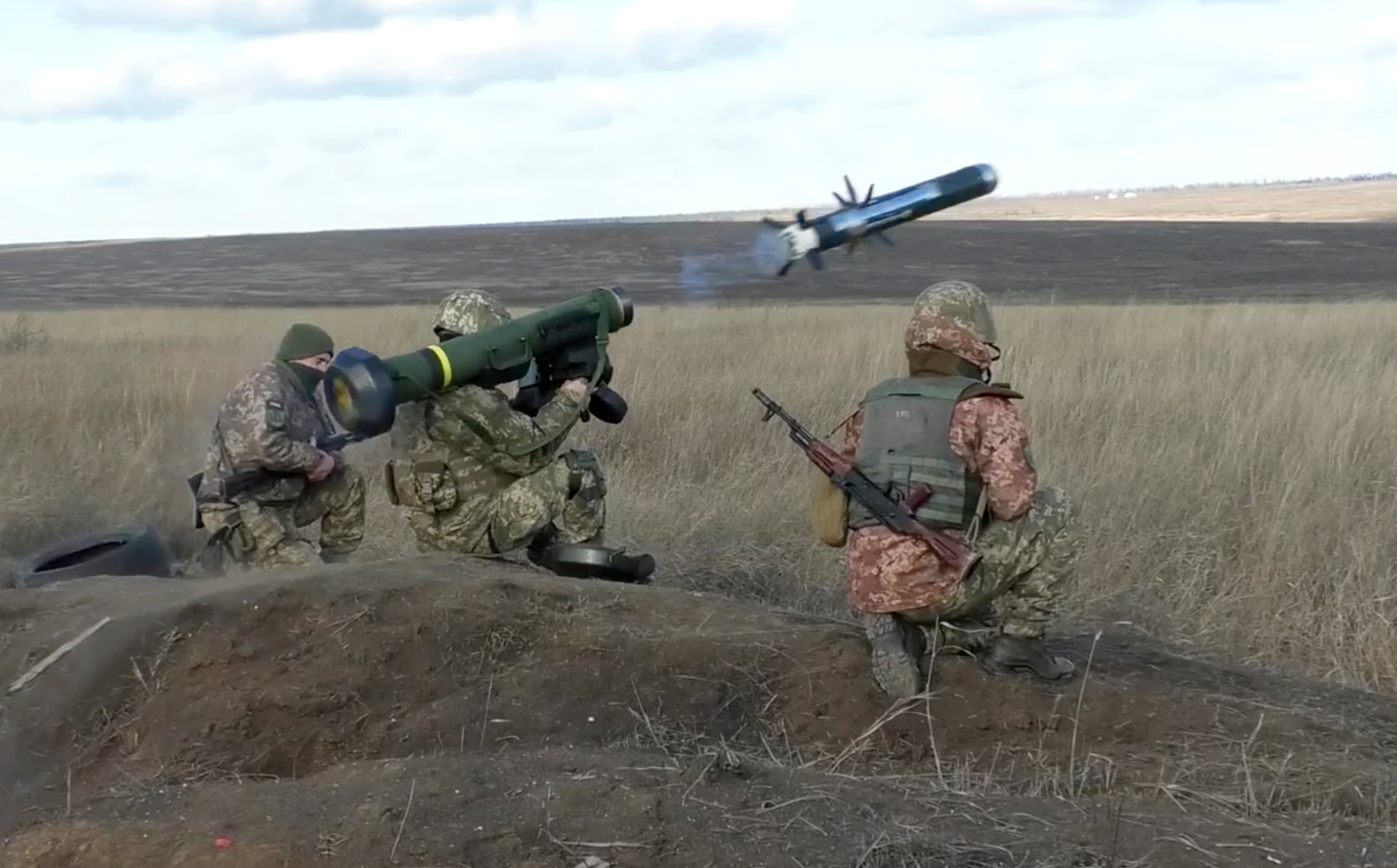 The U.S. has given Ukraine a third of its Javelin anti-tank missiles.