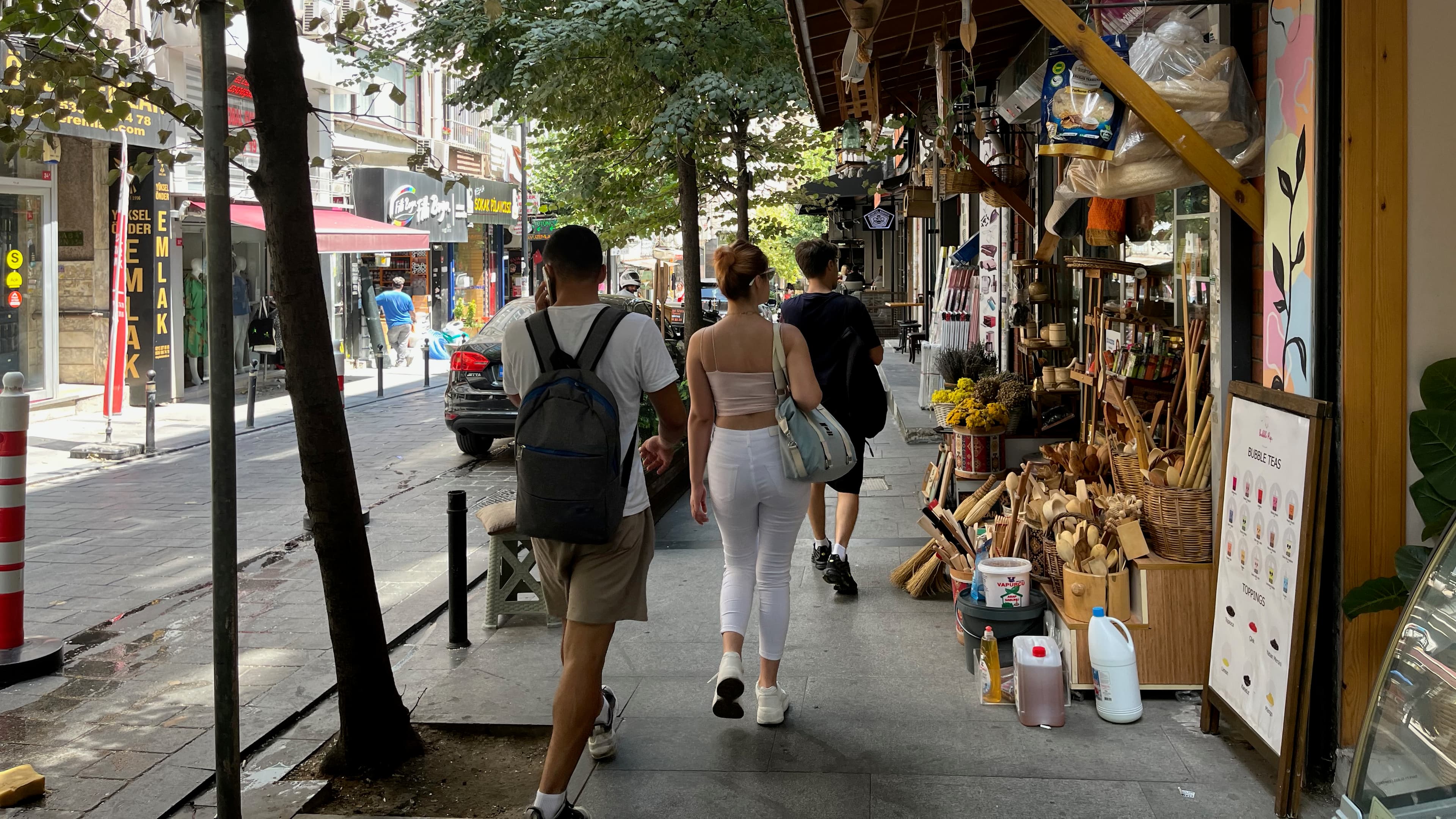 neighborhood sidewalk