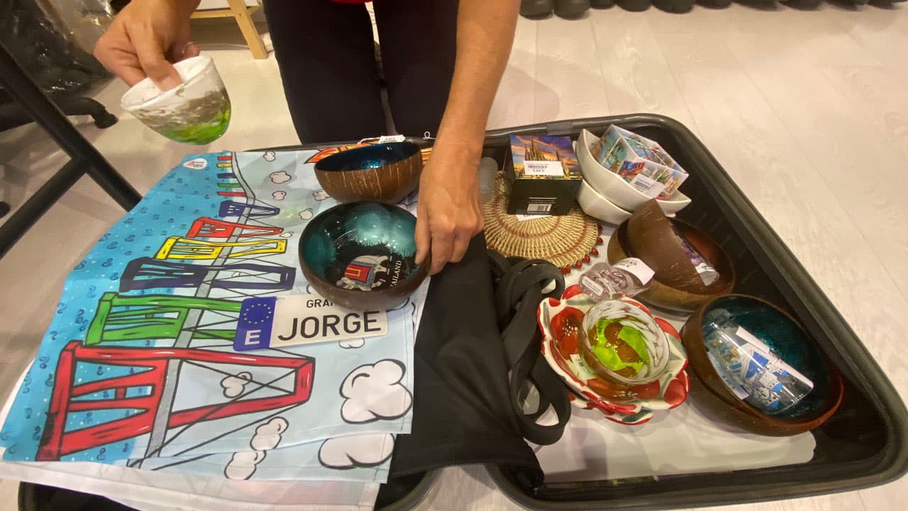 Enerva is a nonprofit that sells the contents of lost luggage in Spain.