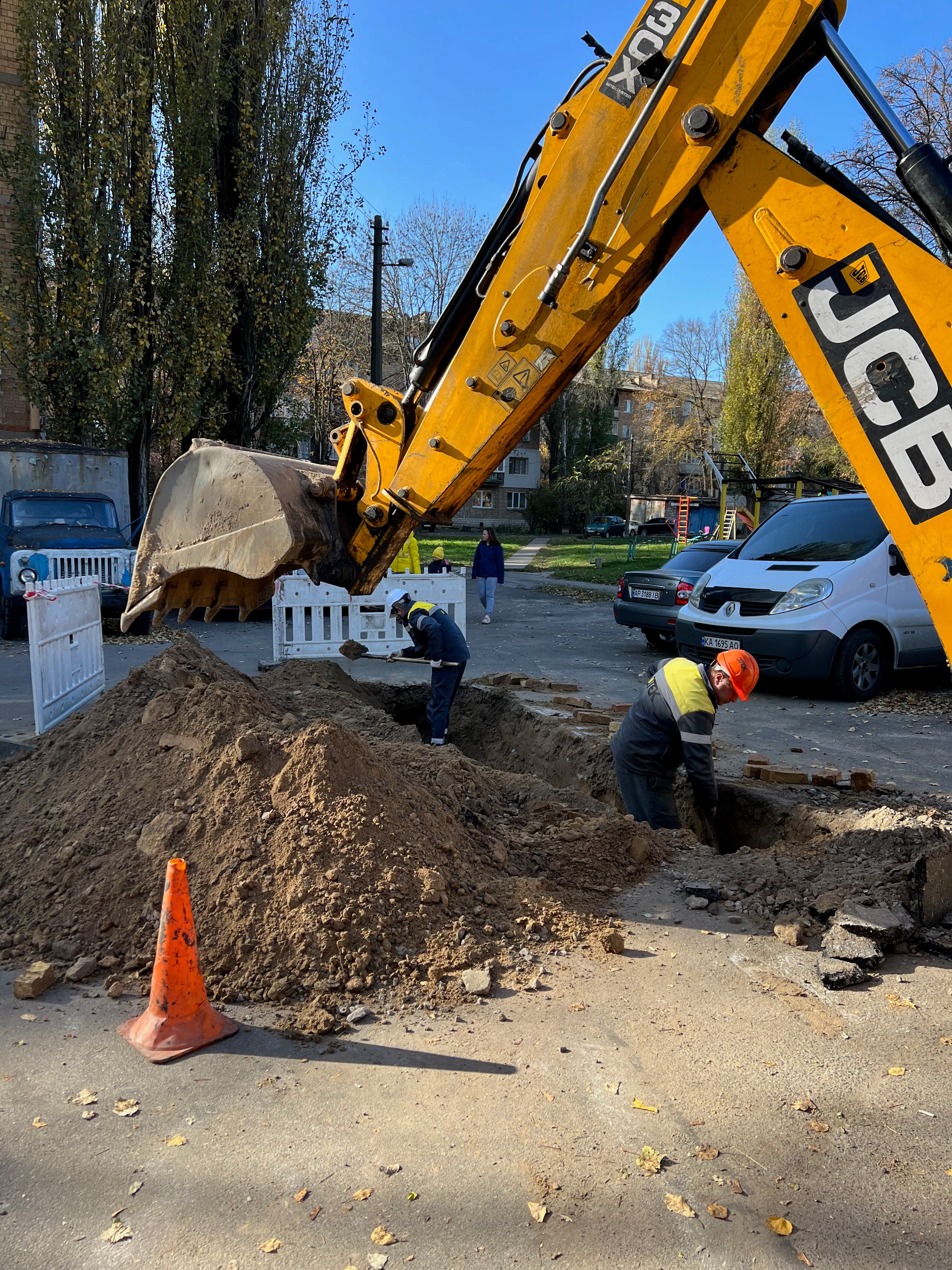 construction site with bulldozer
