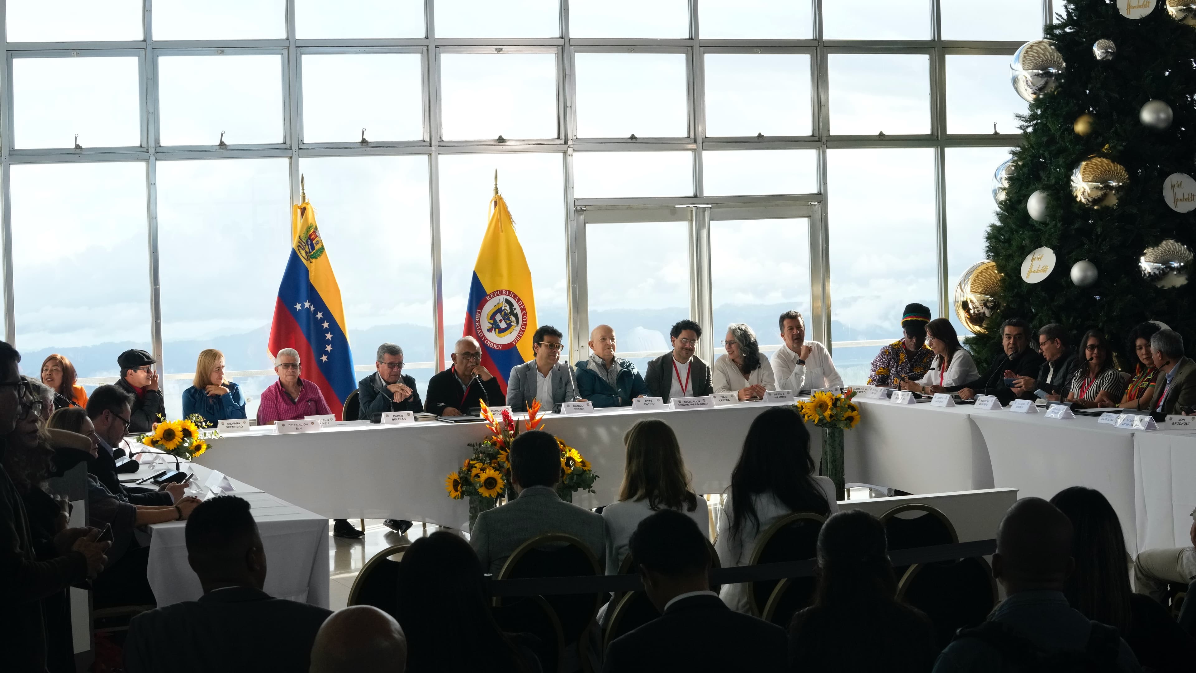 people around a table