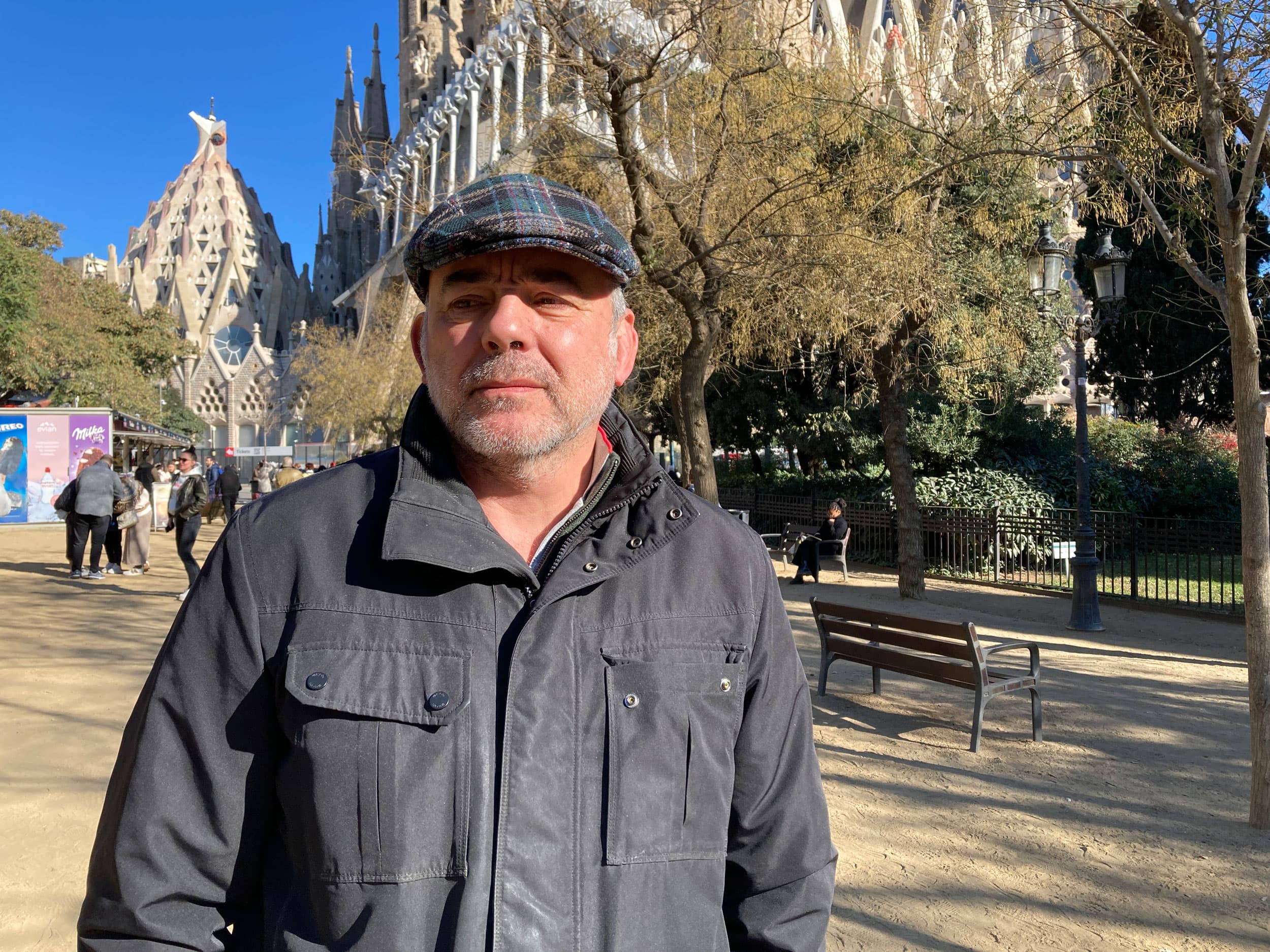 Francesc Pla is the vice president of an association residents organized to defend their right to stay in their apartments.