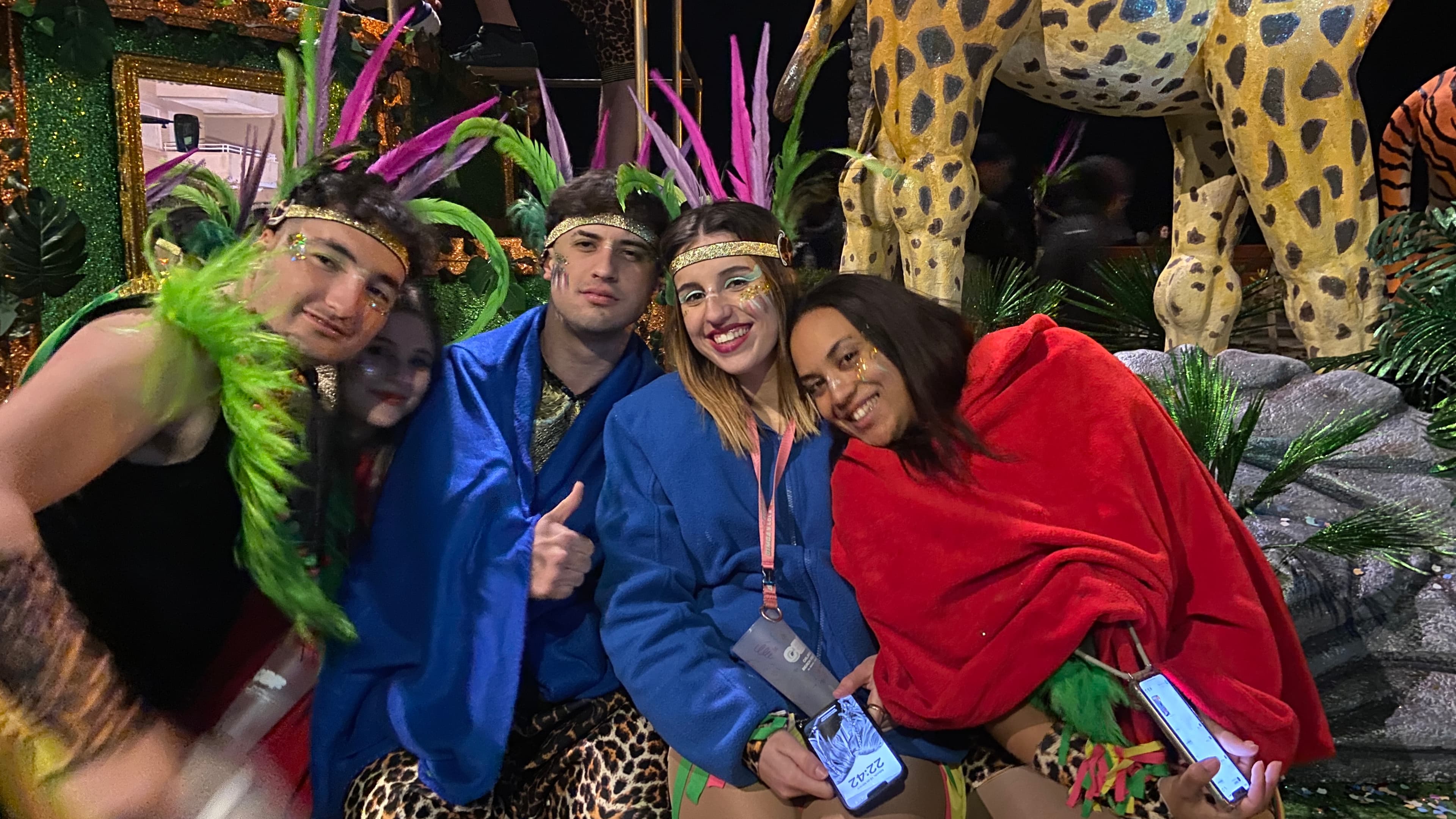 friends standing together