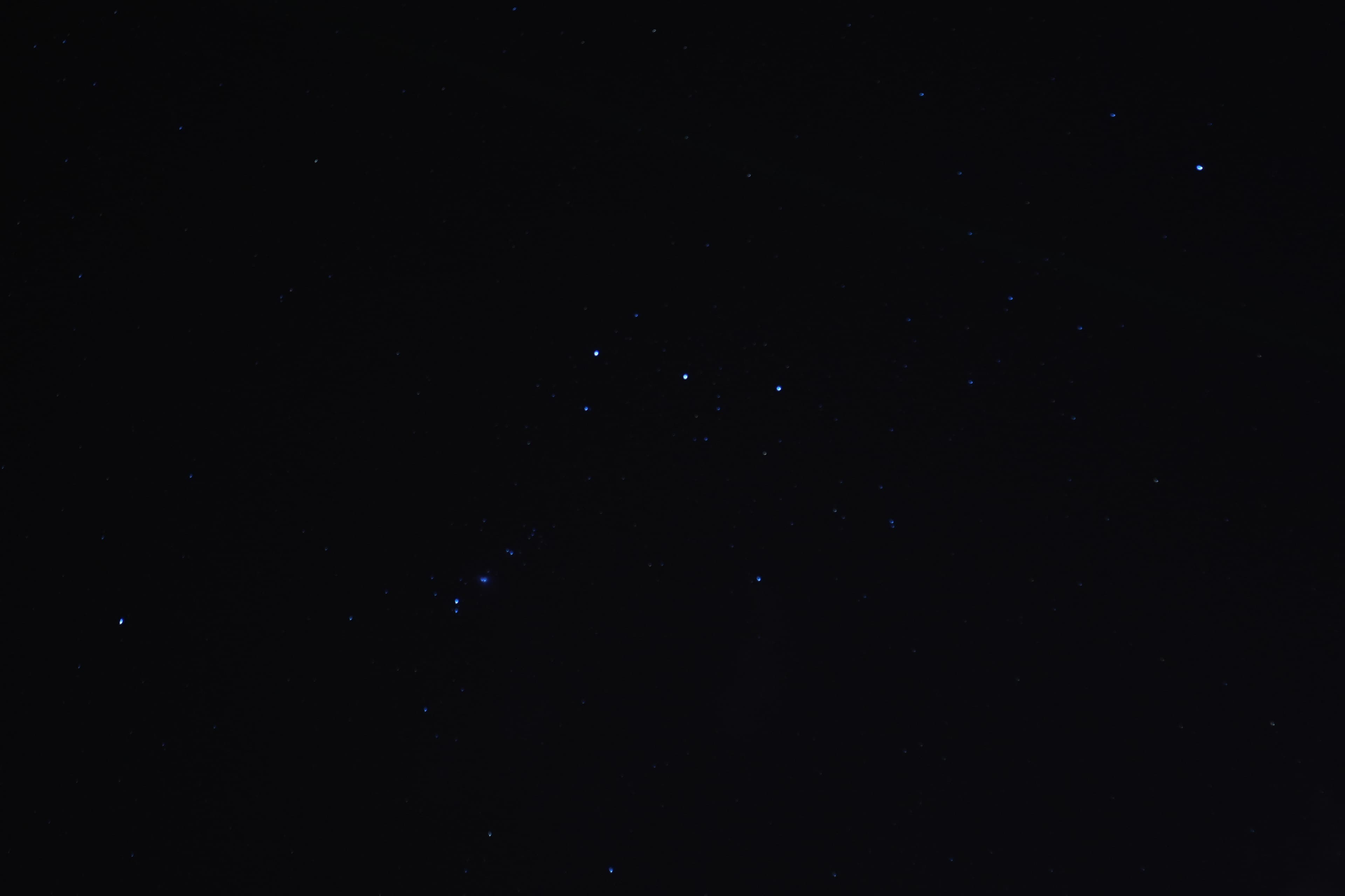 The Belt of Orion constellation, as seen from Villa de Leyva's central square. 