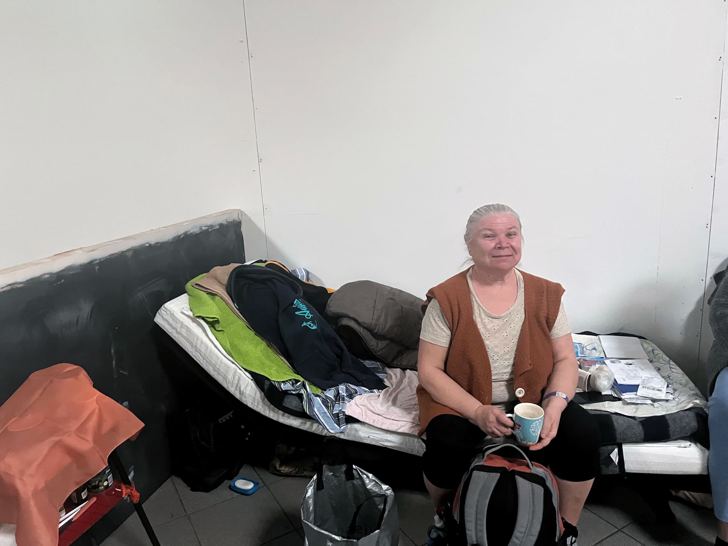 Ukrainian teacher Natalia Zavalonkova is hoping to leave the Warsaw Expo Center before her four-month time limit is up and she will be charged to stay.