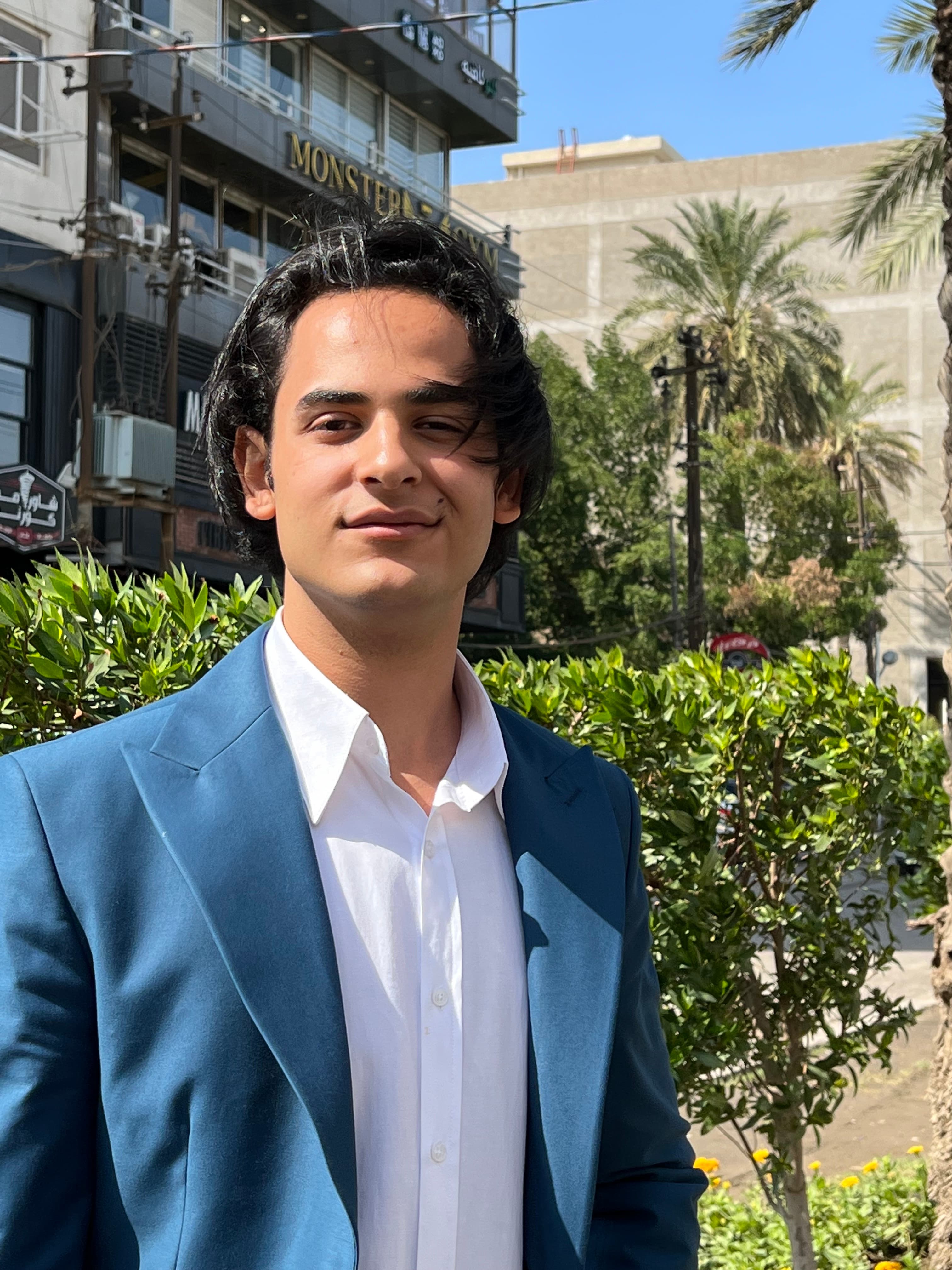 Mohammad Hashim Khazim, who was born on the day of the US invasion of Iraq.