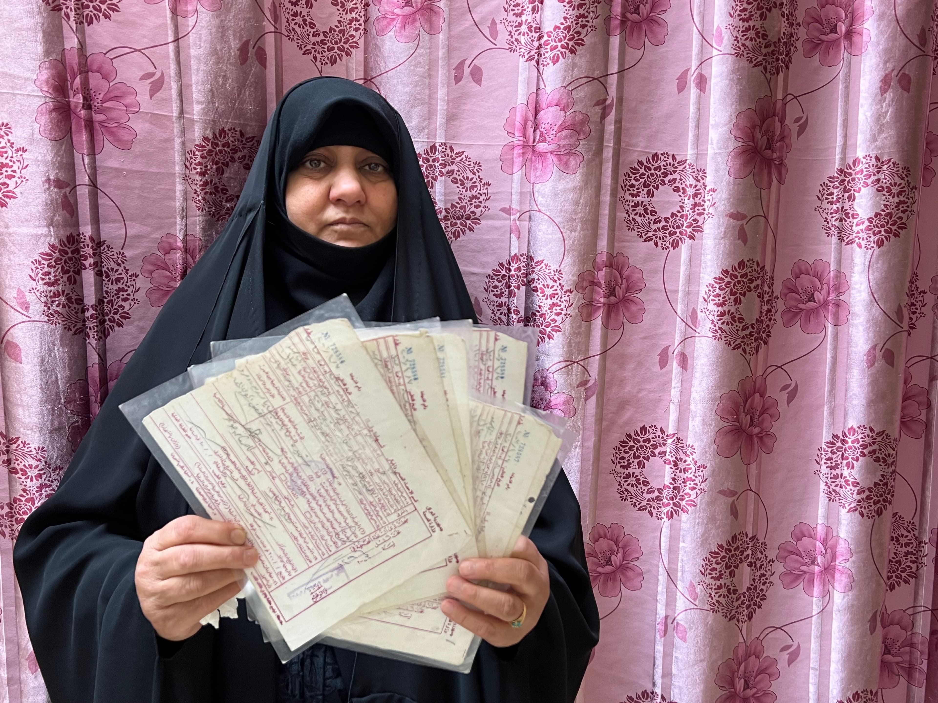 Layla Hussain Walli lost all six of her children in an airstrike on April 6, 2003.