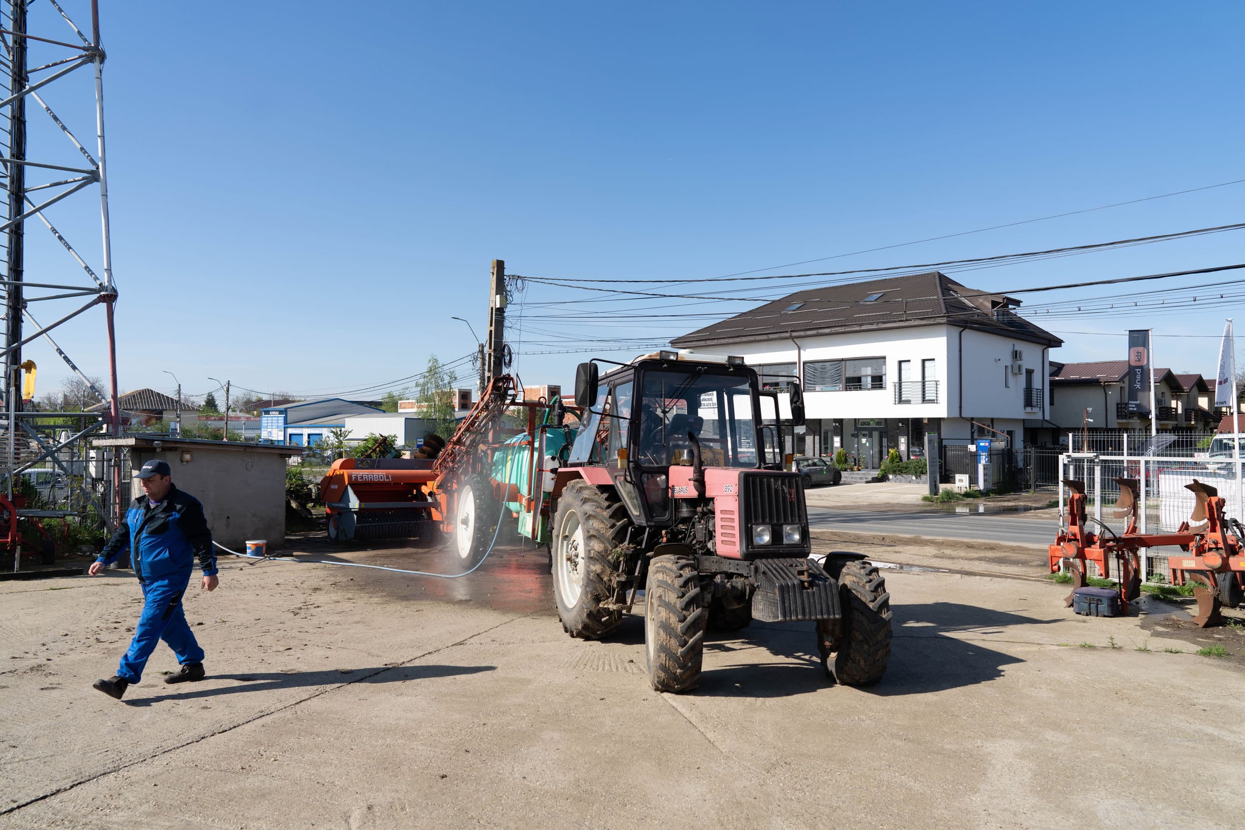 Spiță is the general director of this 370-hectare farm. 