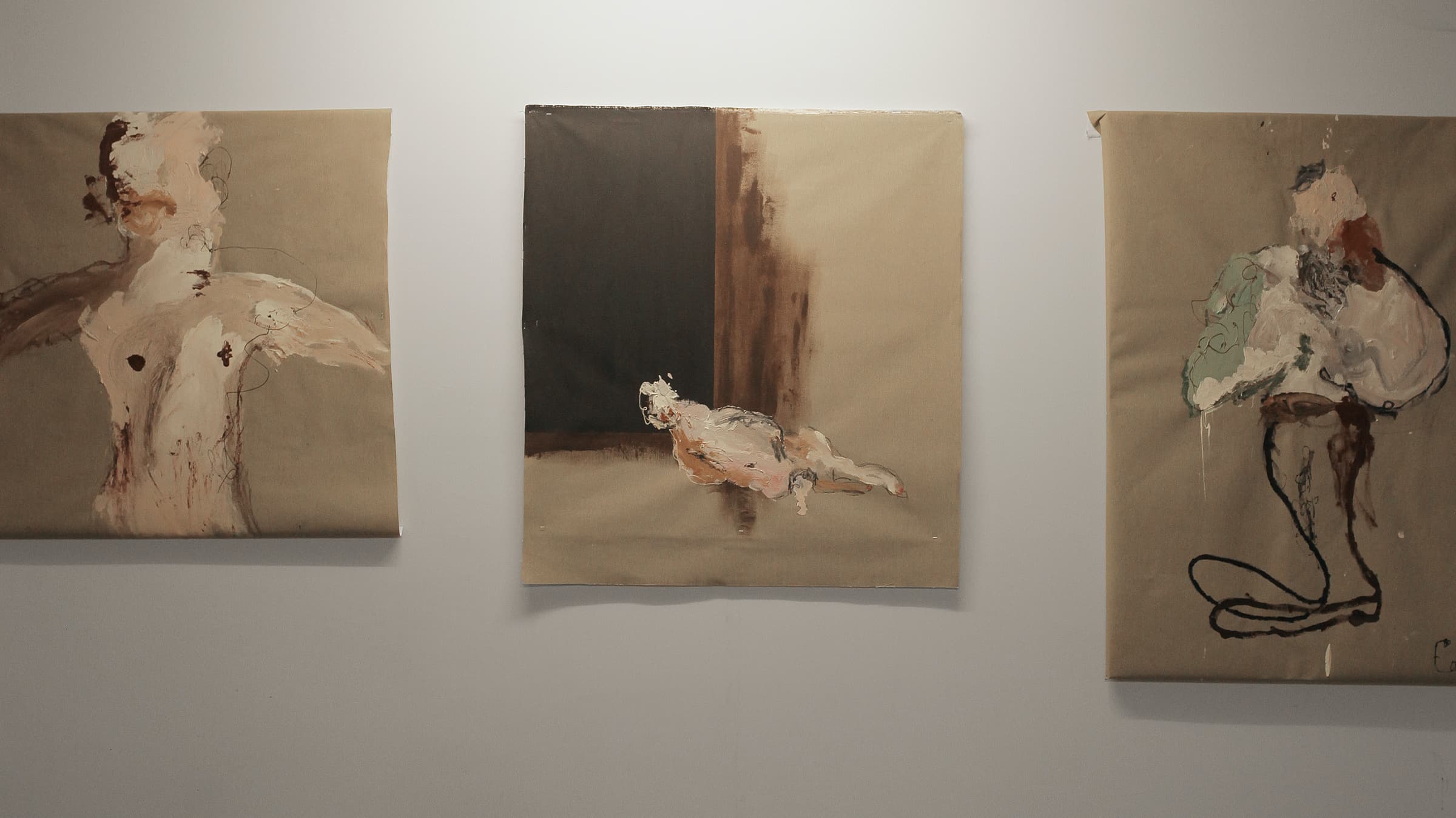 paintings on the wall