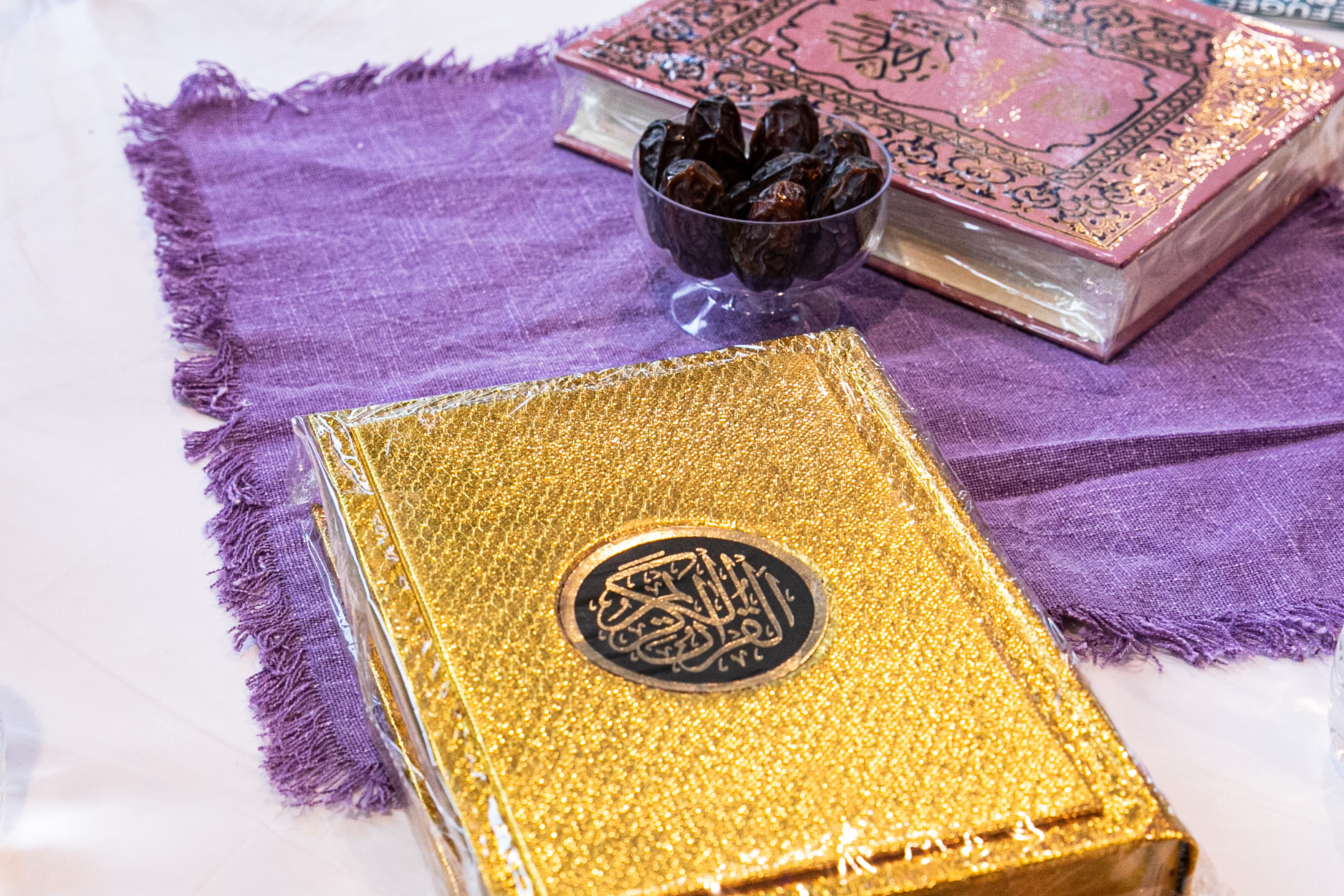 items on table for iftar