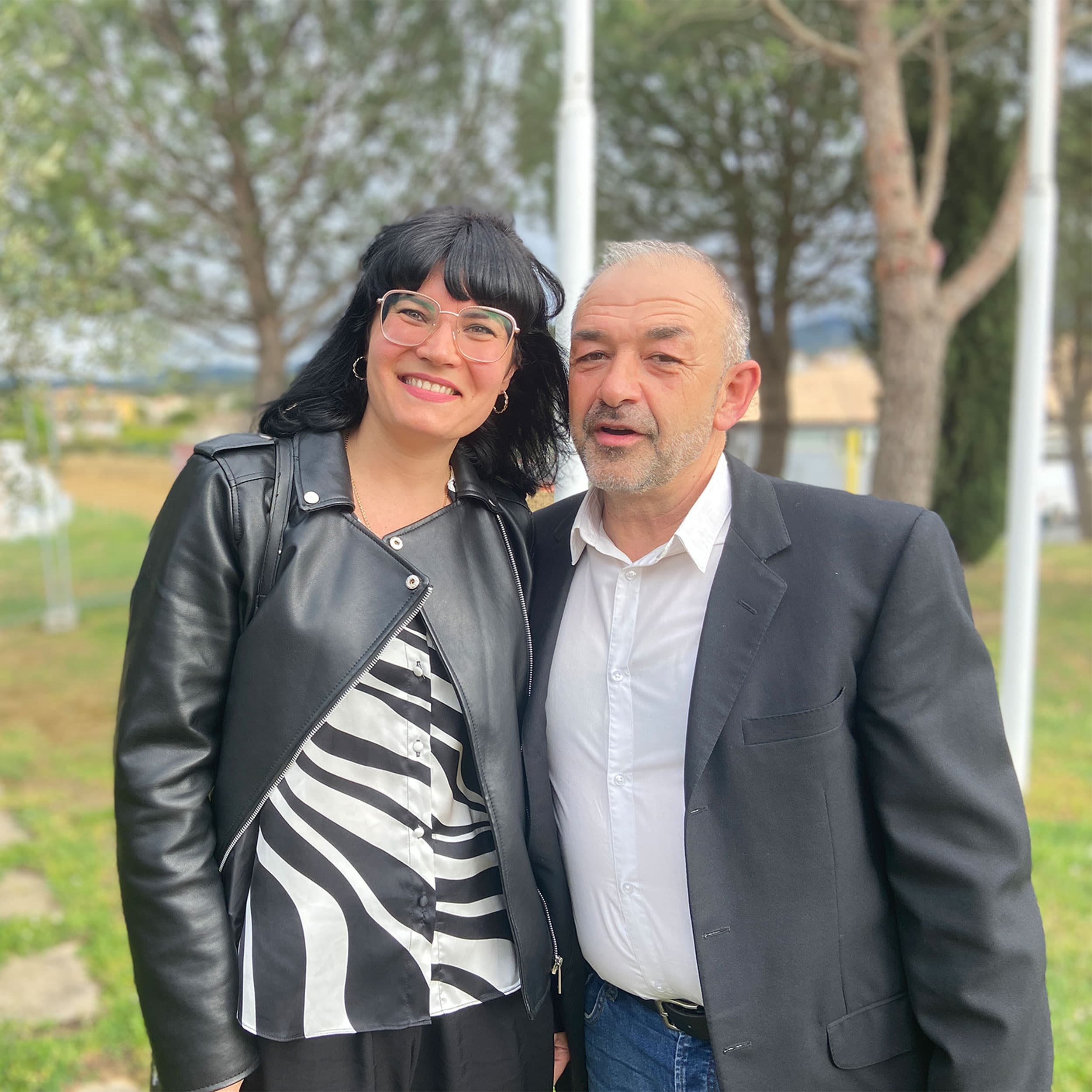 Olena Khairulina reached Cazilhac on a volunteer bus driven by village mayor Toni Carvajal. On the bus was French volunteer Jean-Francois Carrasco.