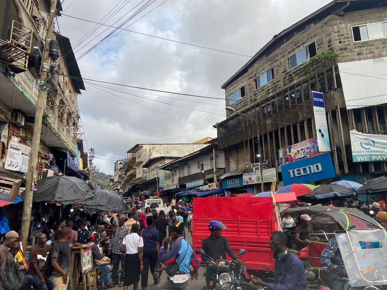 Sierra Leone is  a diamond-rich country with nearly 9 million people. But poverty is high with two-thirds of its people living on less than $2 a day.