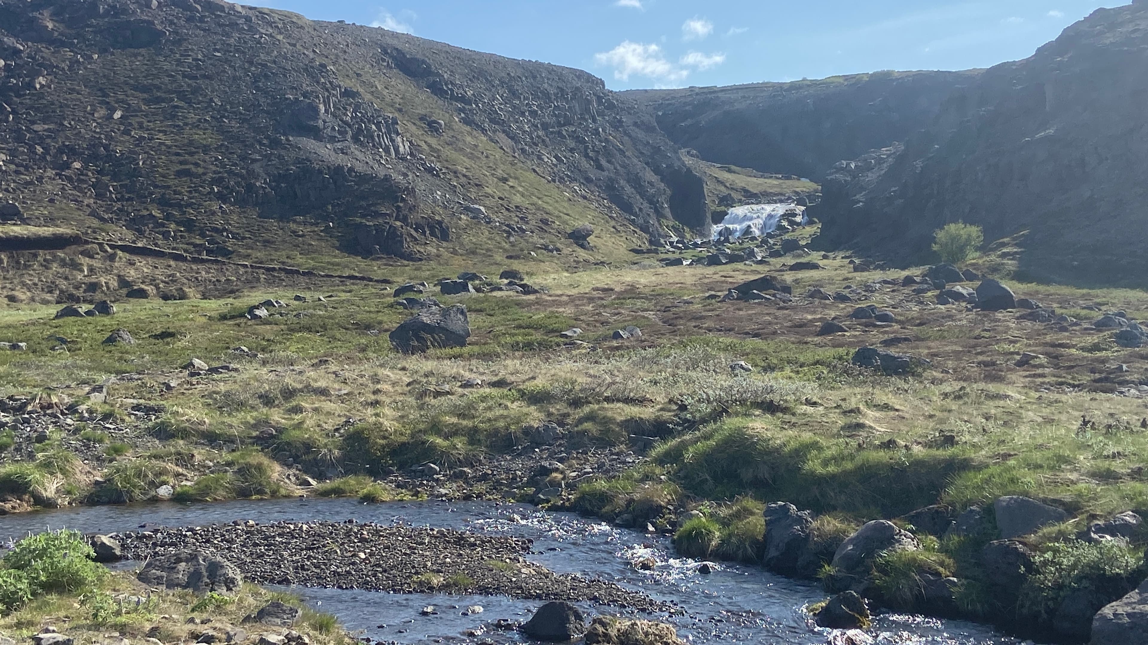 Glacial run-off feeds Iceland’s rivers and hydroelectric plants. The Blue Blob, a mysterious body of cold water in the North Atlantic, has brought colder weather to shore slowing the ice’s melt.