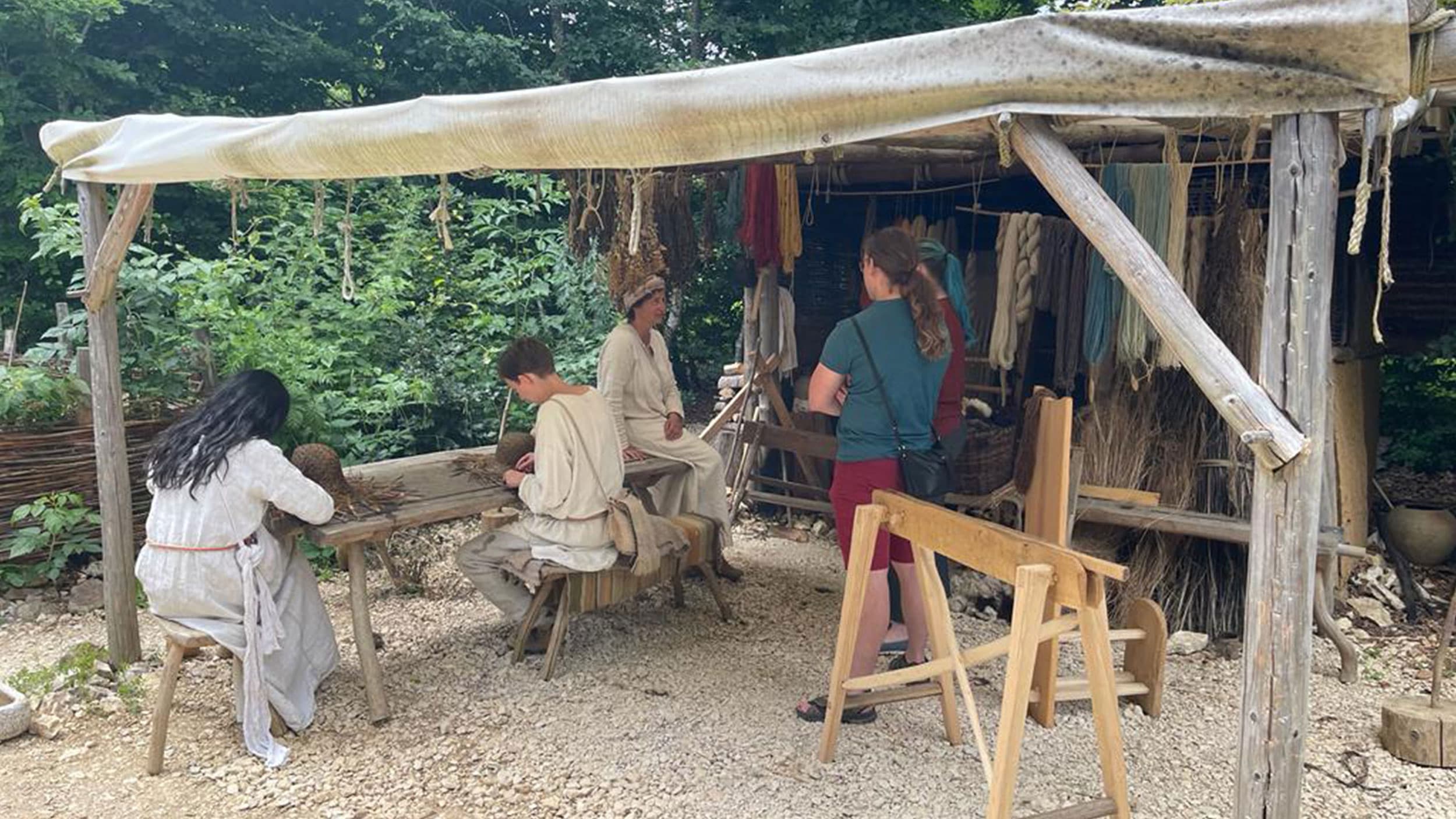 The site at Campus Galli near the German-Swiss border where carpenters are erecting a medieval utopia.